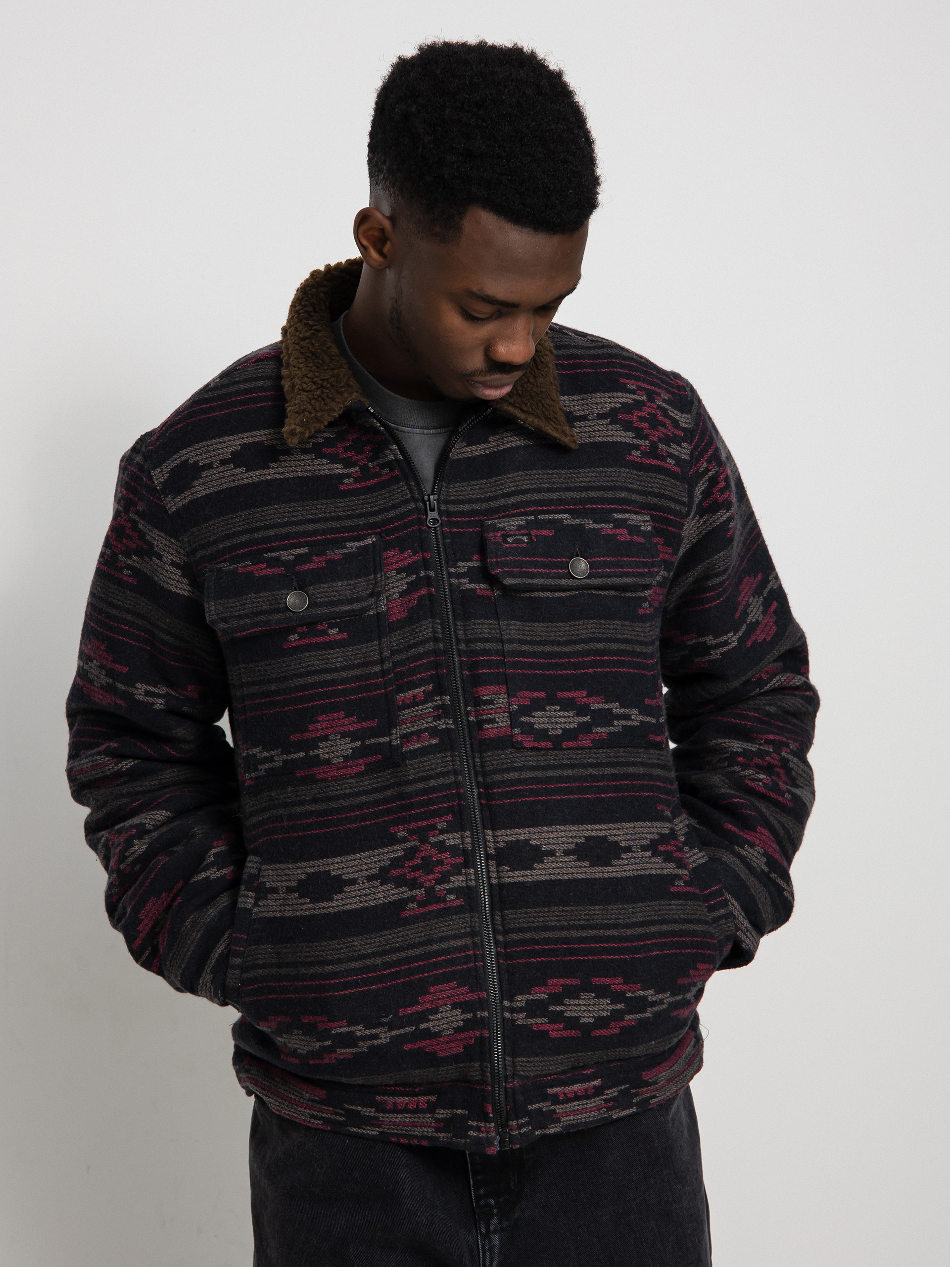Kurtka Billabong Barlow Sherpa Cord (navy)