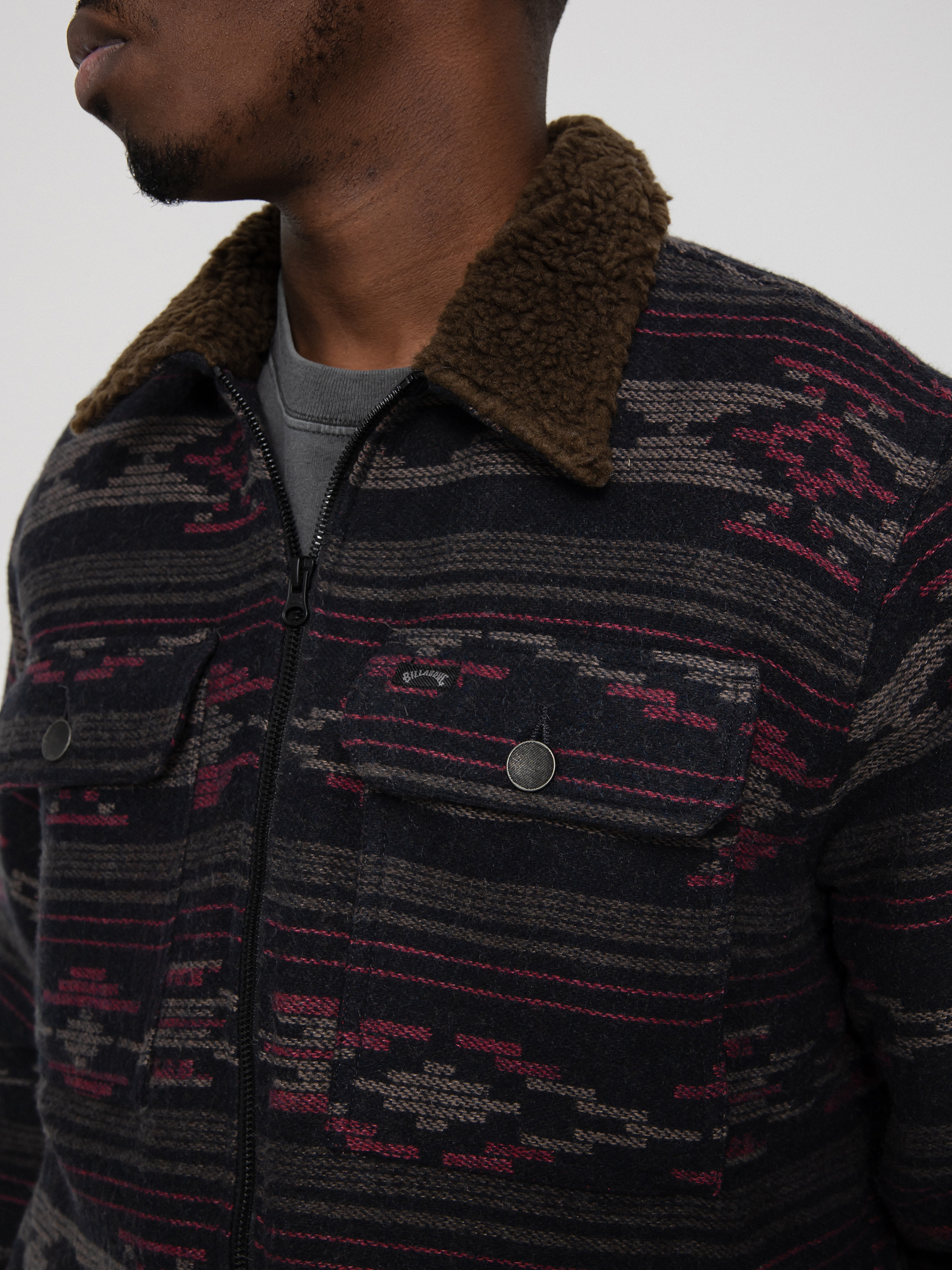 Kurtka Billabong Barlow Sherpa Cord (navy)