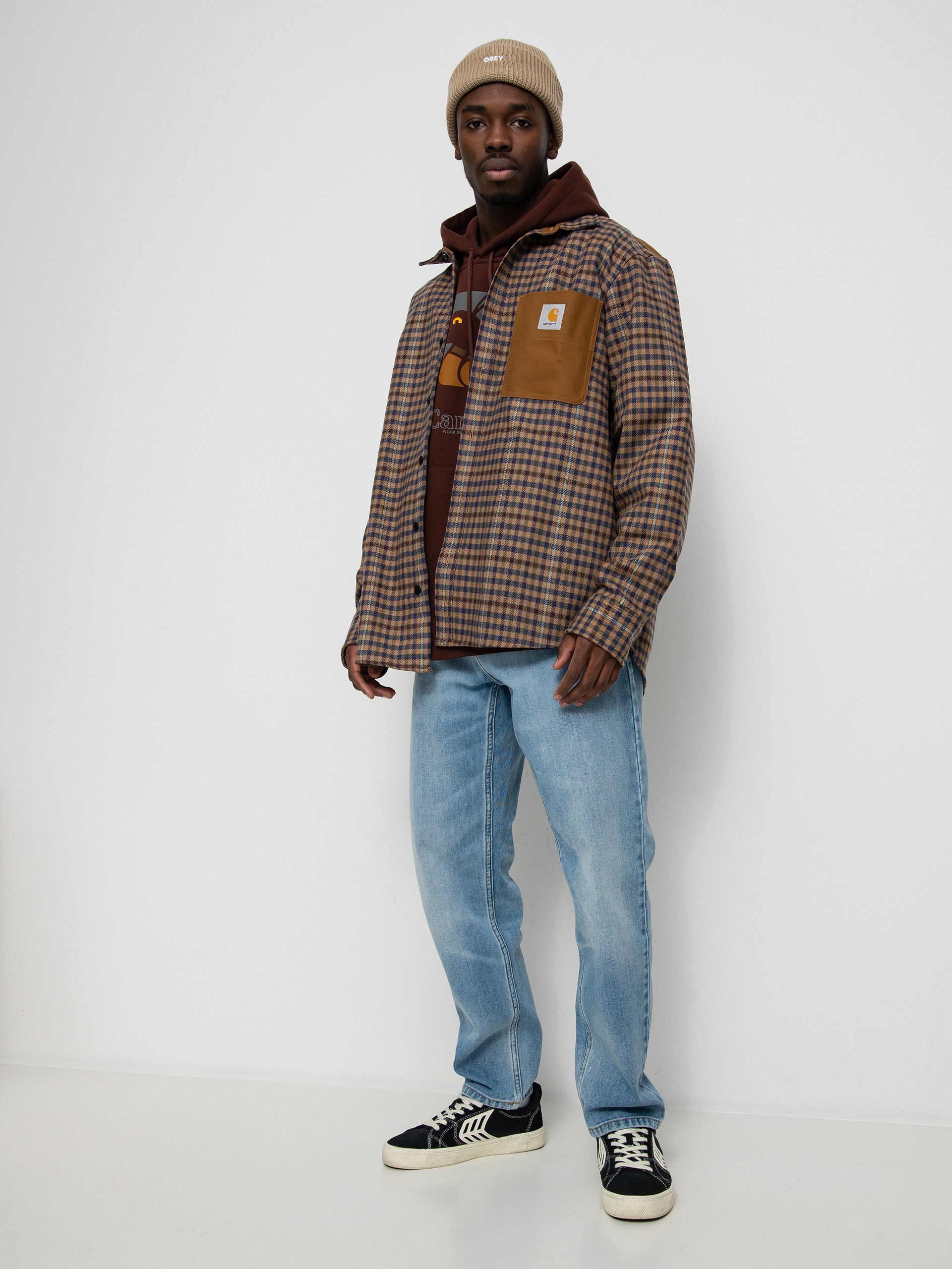Koszula Carhartt WIP Asher (asher check/jasper/hamilton brown)