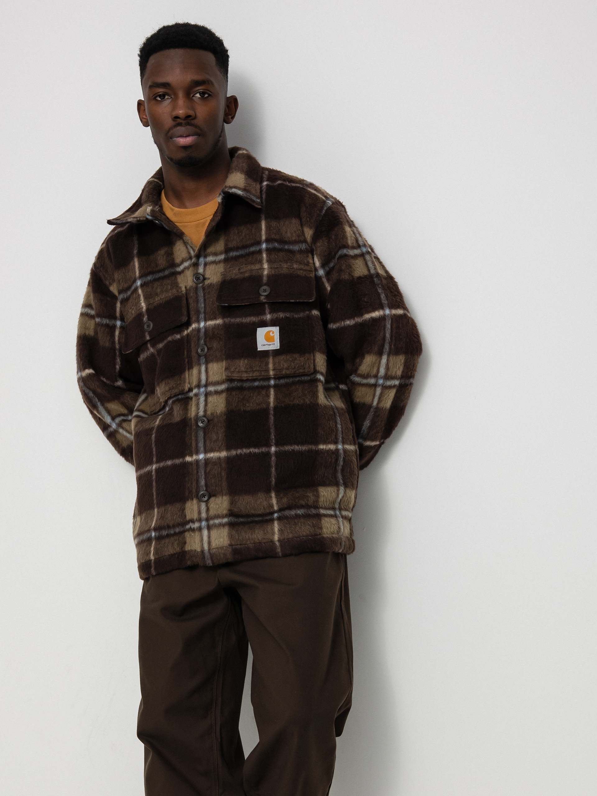 Kurtka Carhartt WIP Manning (manning check/dark umber/leather)