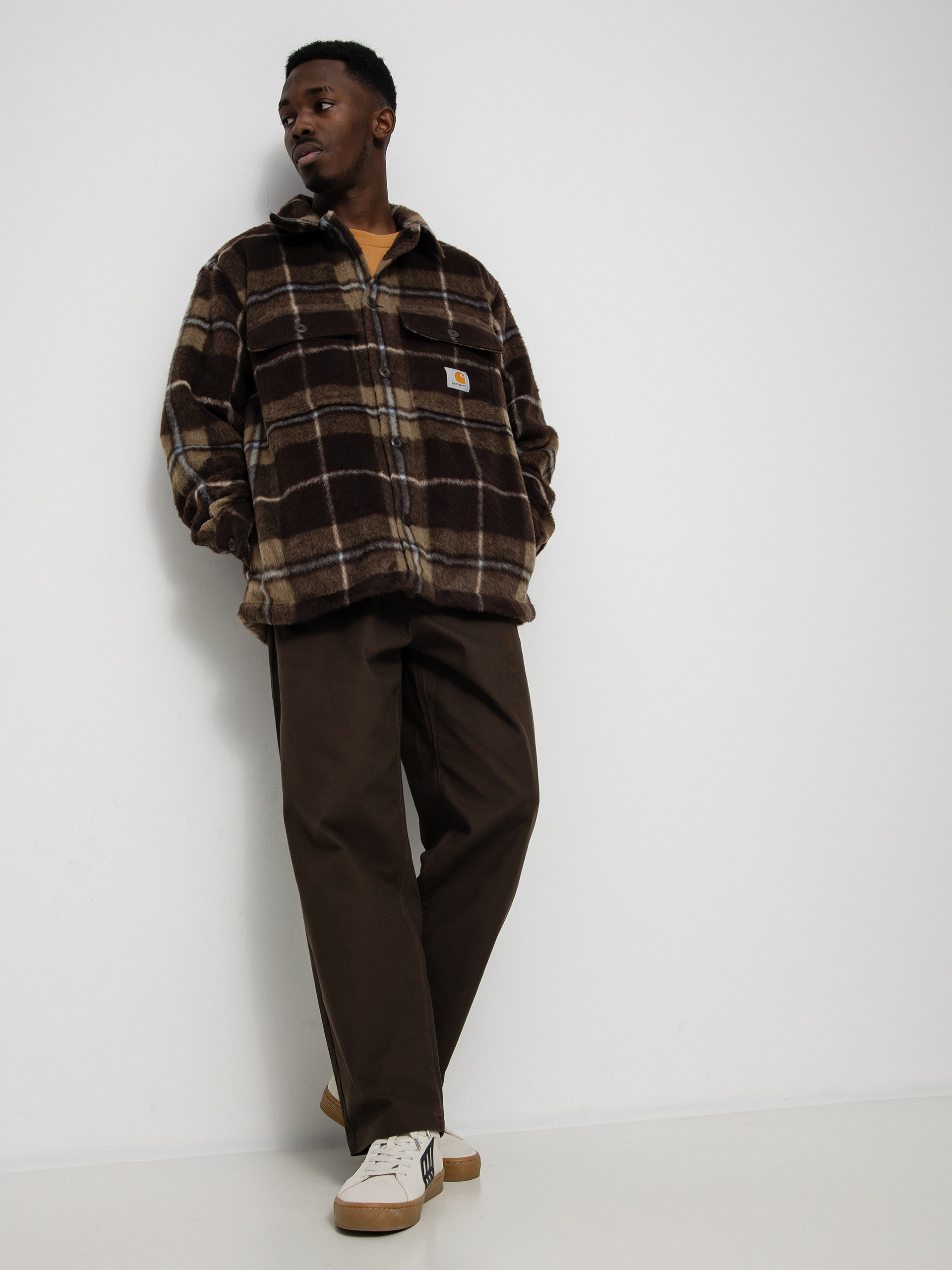 Kurtka Carhartt WIP Manning (manning check/dark umber/leather)