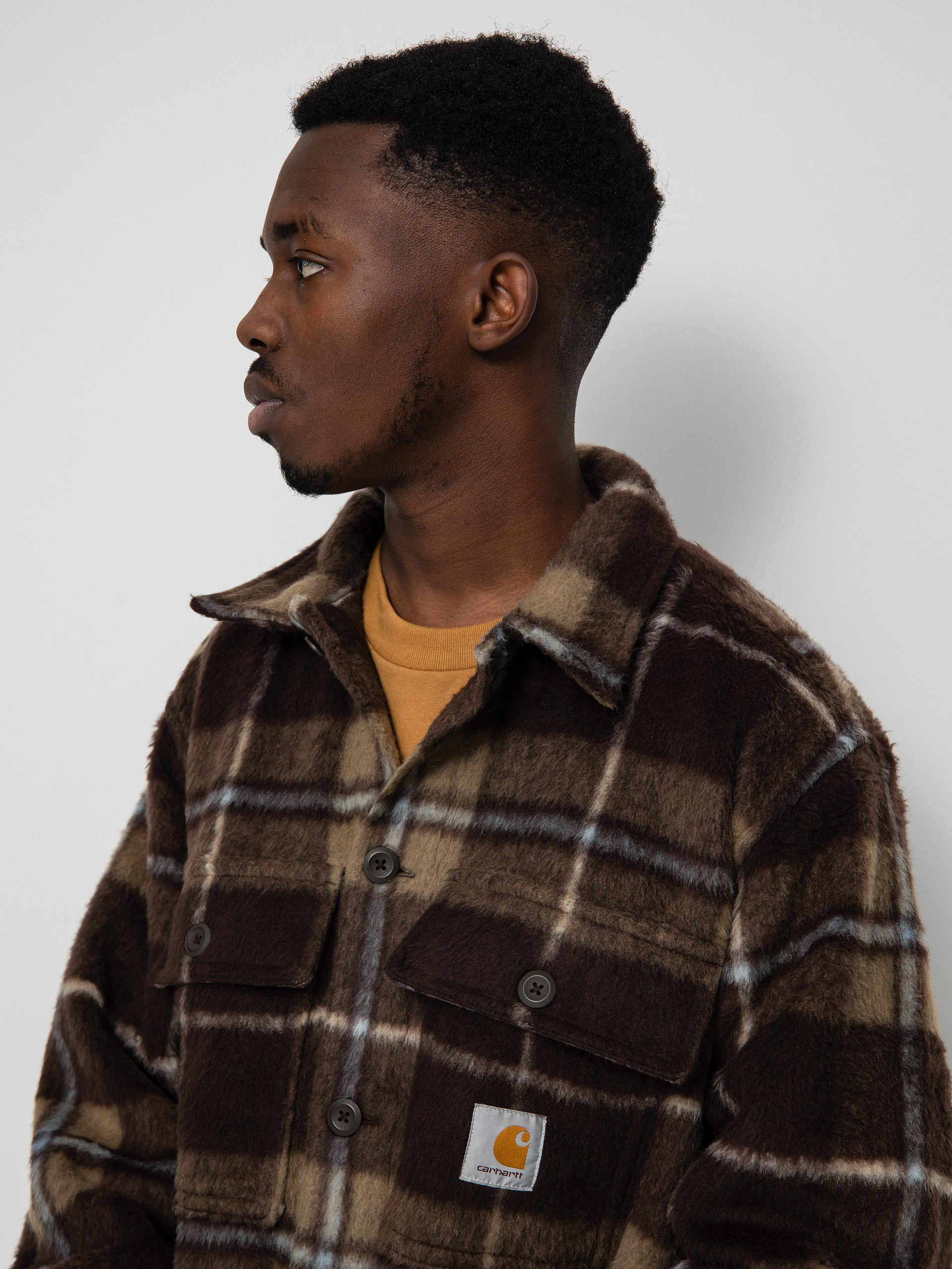 Kurtka Carhartt WIP Manning (manning check/dark umber/leather)