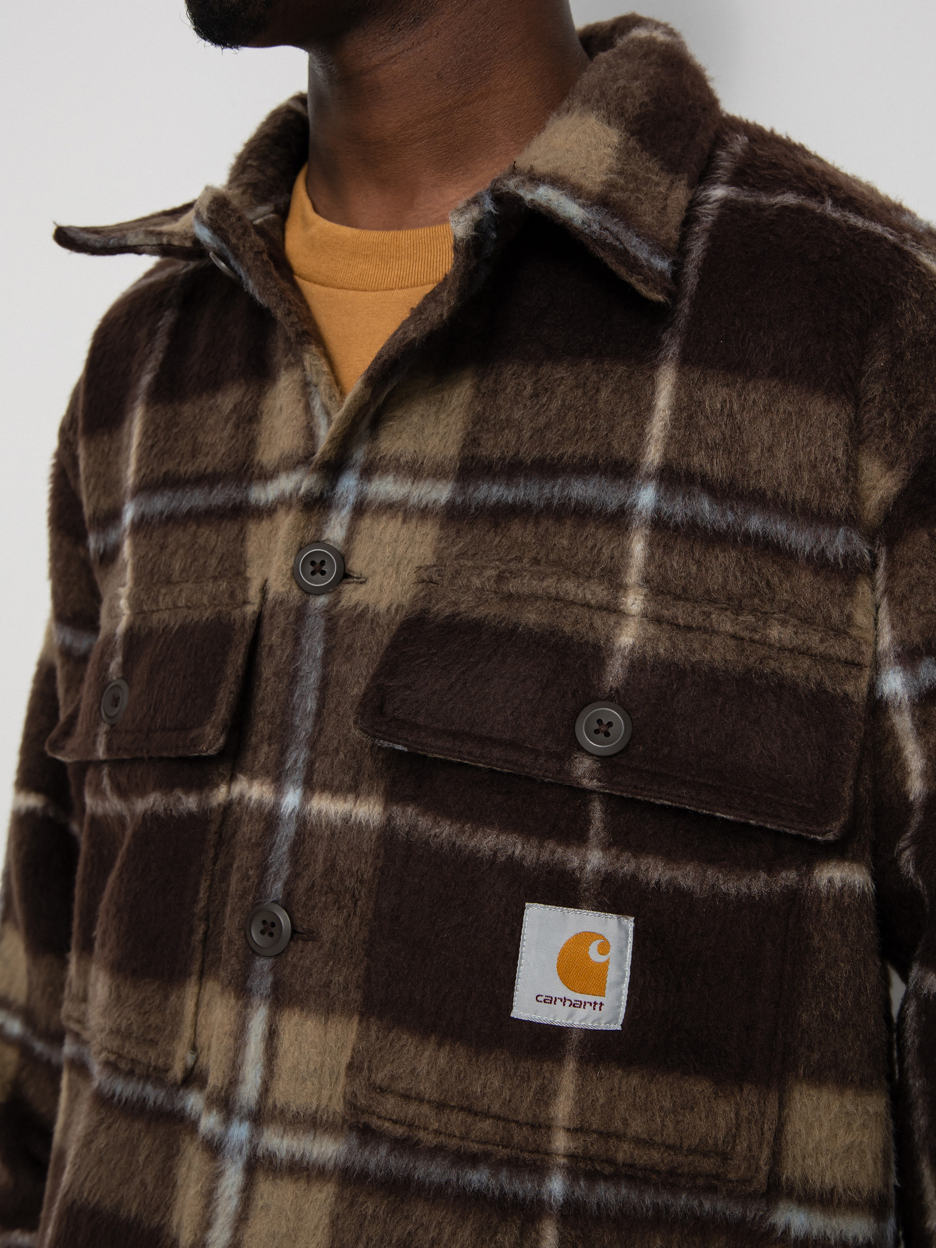 Kurtka Carhartt WIP Manning (manning check/dark umber/leather)
