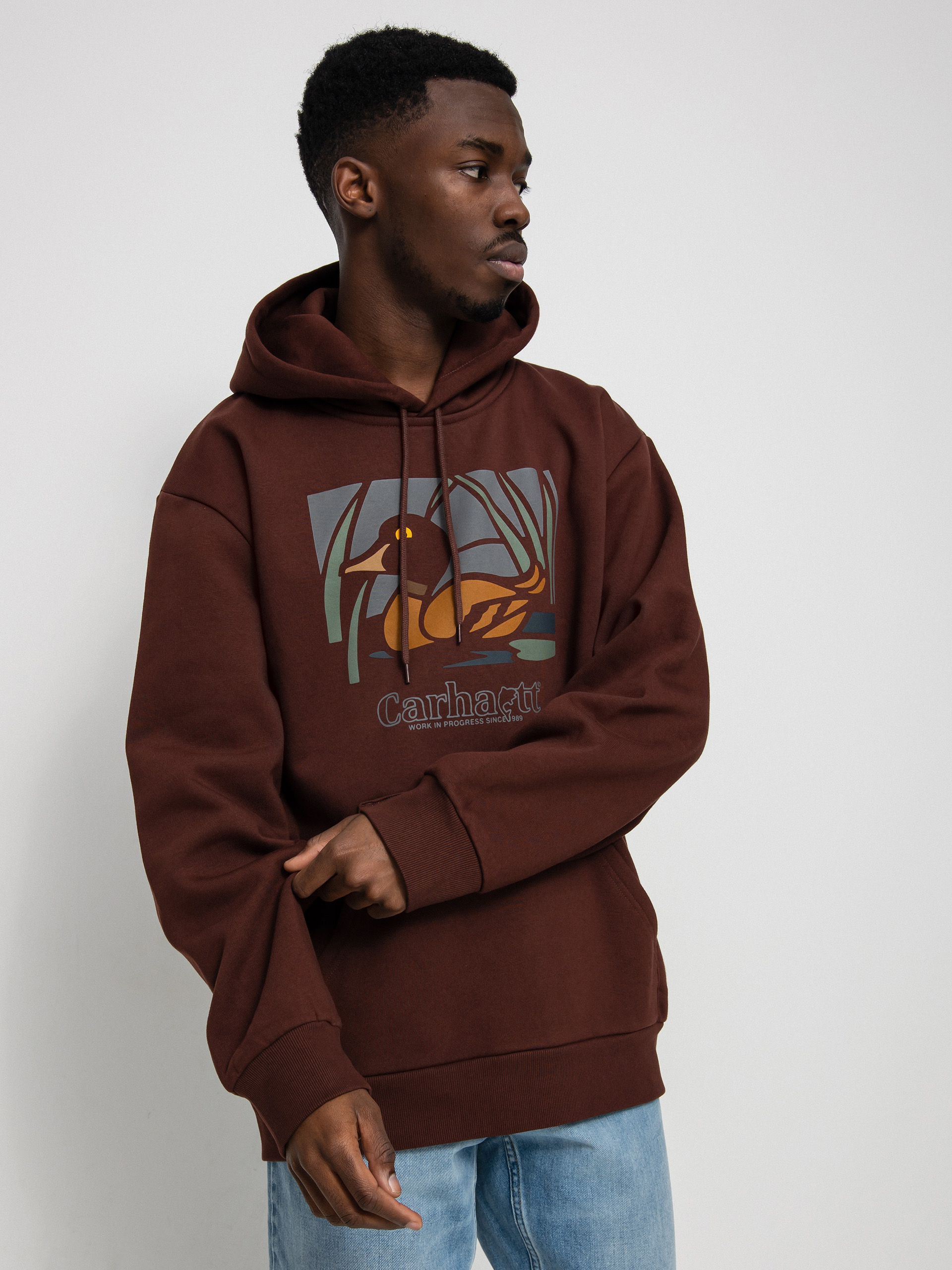 Bluza z kapturem Carhartt WIP Duck Pond HD (ale)