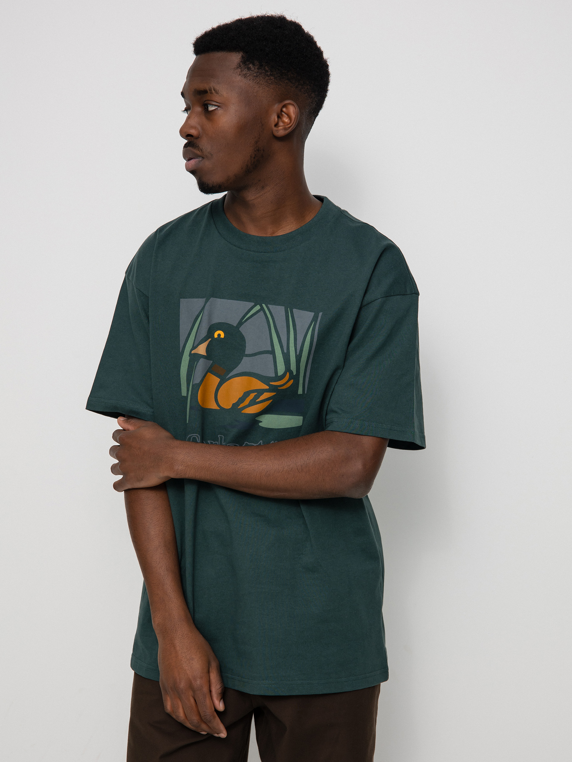 T-shirt Carhartt WIP Duck Pond (juniper)