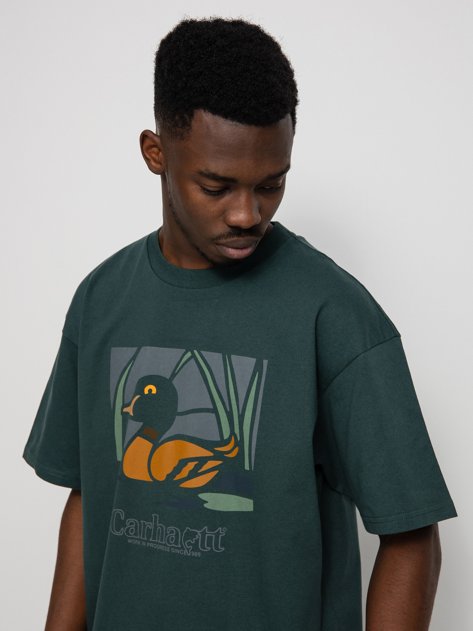 T-shirt Carhartt WIP Duck Pond (juniper)