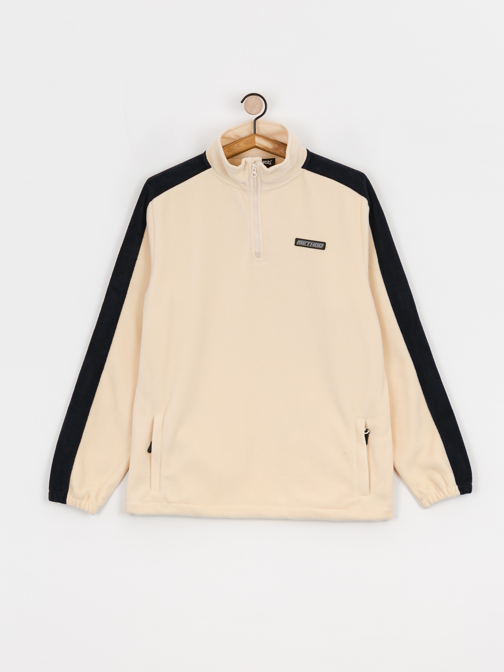 Męski Polar Method Fast Times 1/4 Zip (oat/navy)