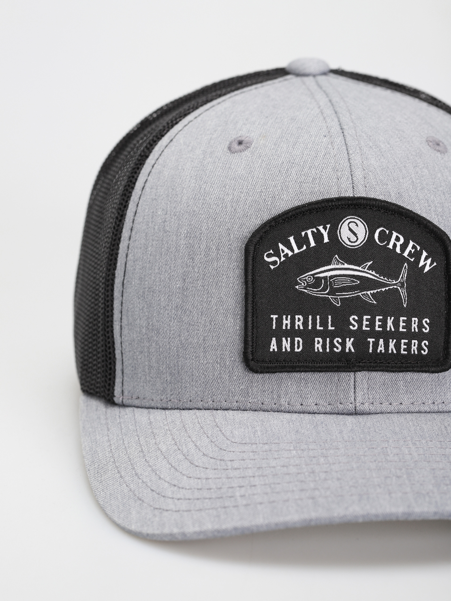 Czapka z daszkiem Salty Crew Fishmonger Retro Trucker (heather grey/black)