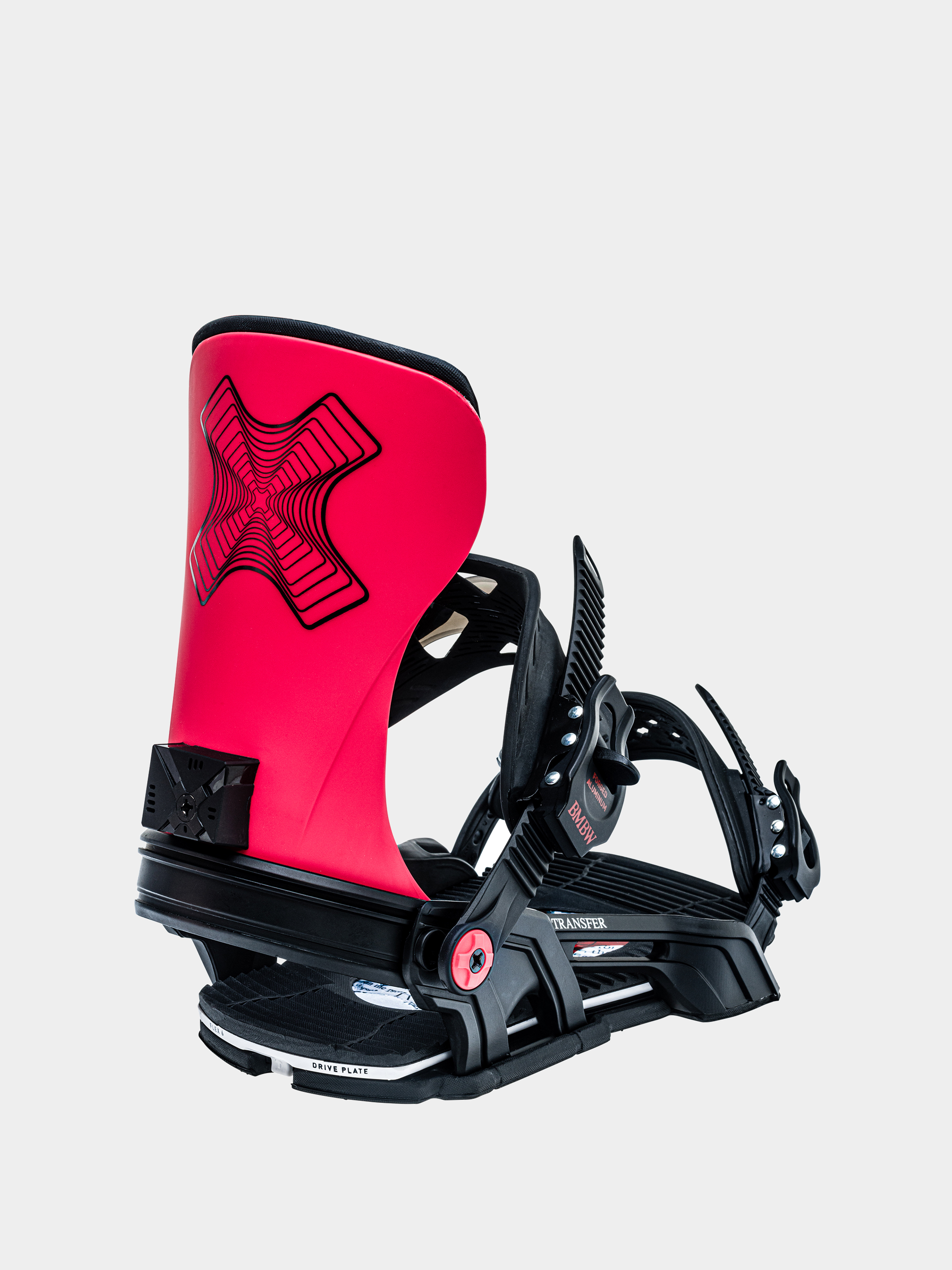 Męskie Wiązania snowboardowe Bent Metal Transfer (black/red)
