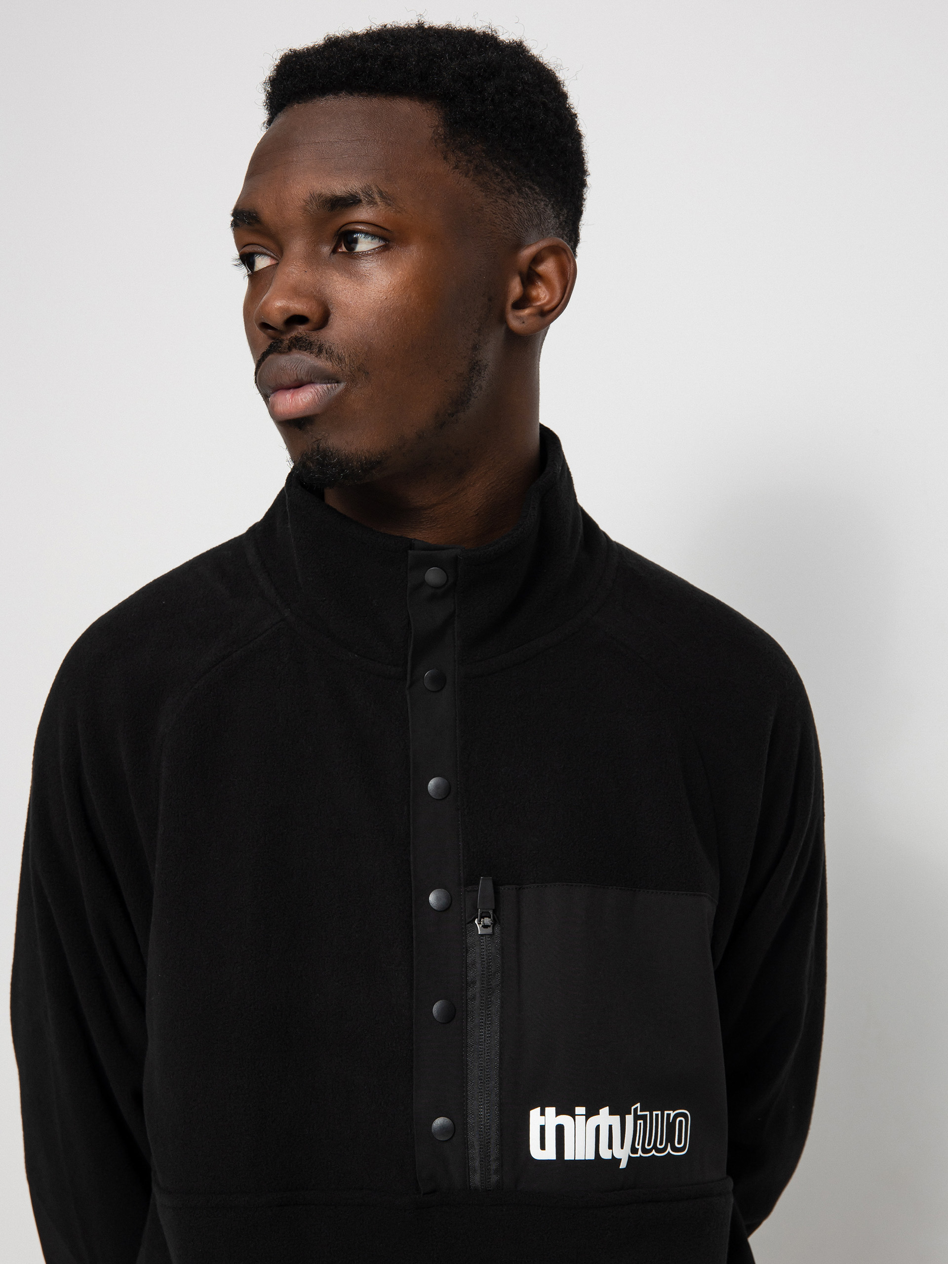 Męska Bluza aktywna ThirtyTwo Rest Stop Anorak HD (black)