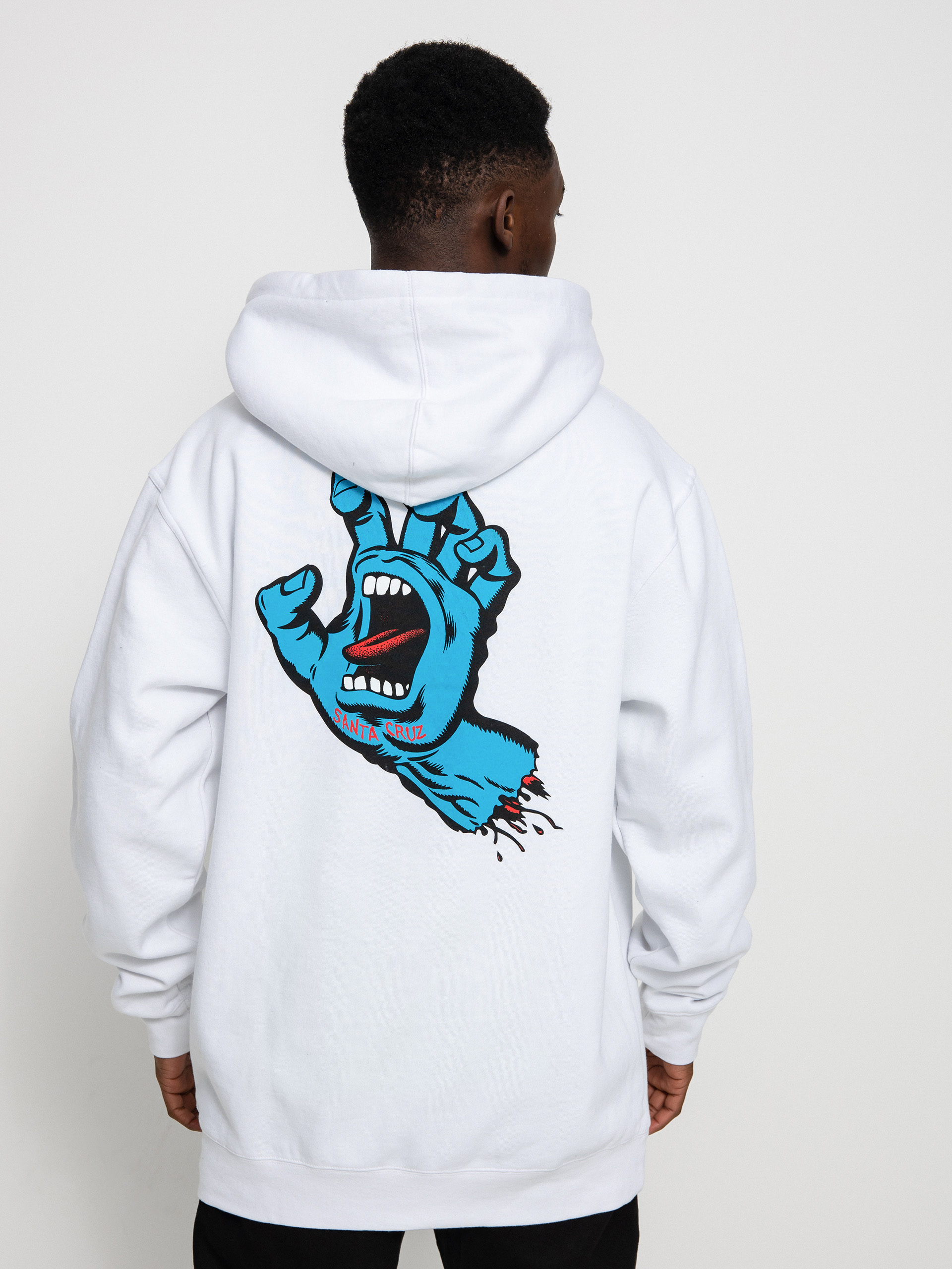 Męska Bluza aktywna ThirtyTwo X Santa Cruz HD (white)