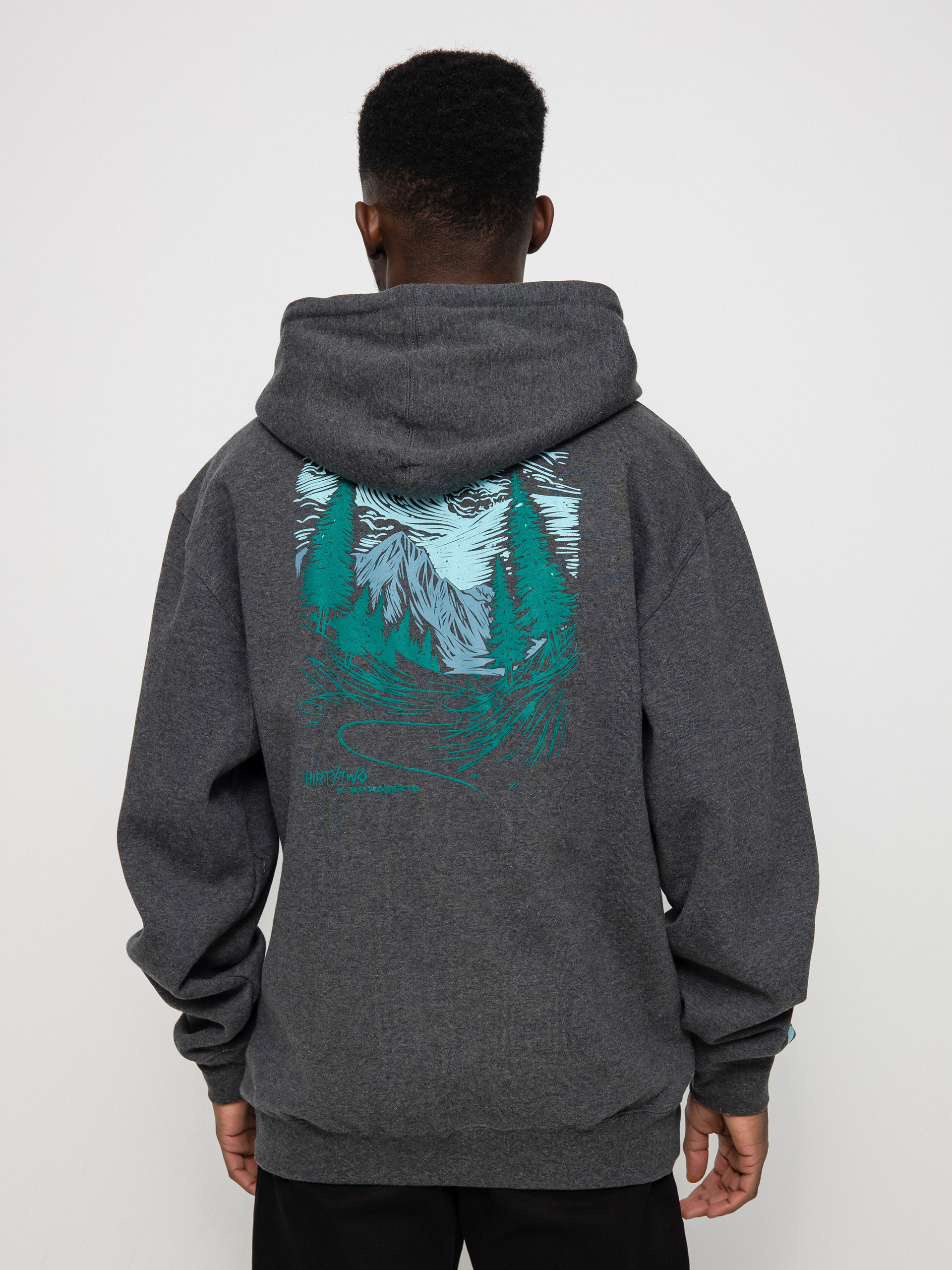 Męska Bluza aktywna ThirtyTwo Rp Art HD (charcoal heather)