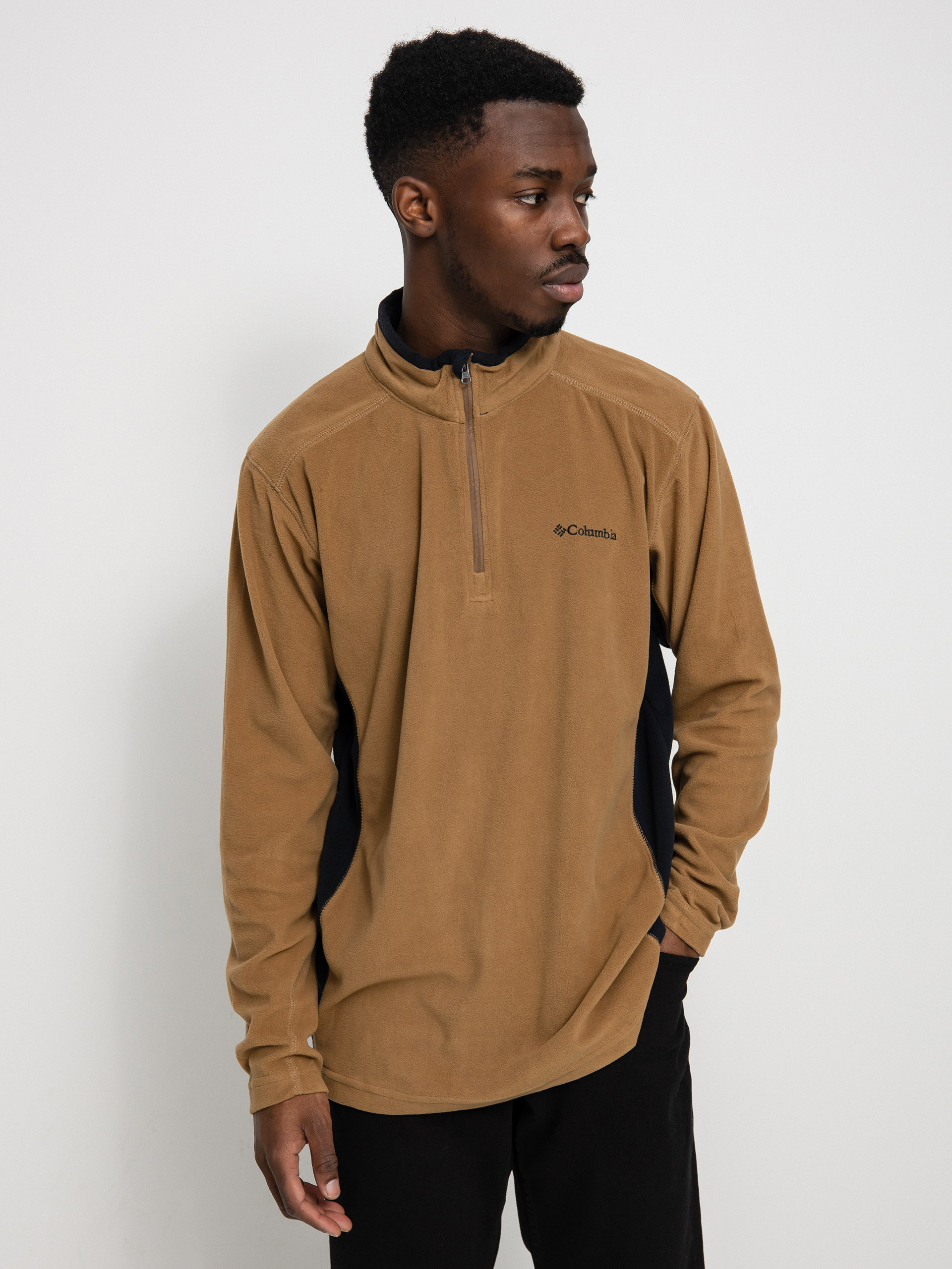 Męski Polar Columbia Klamath Range II Half Zip (delta black)