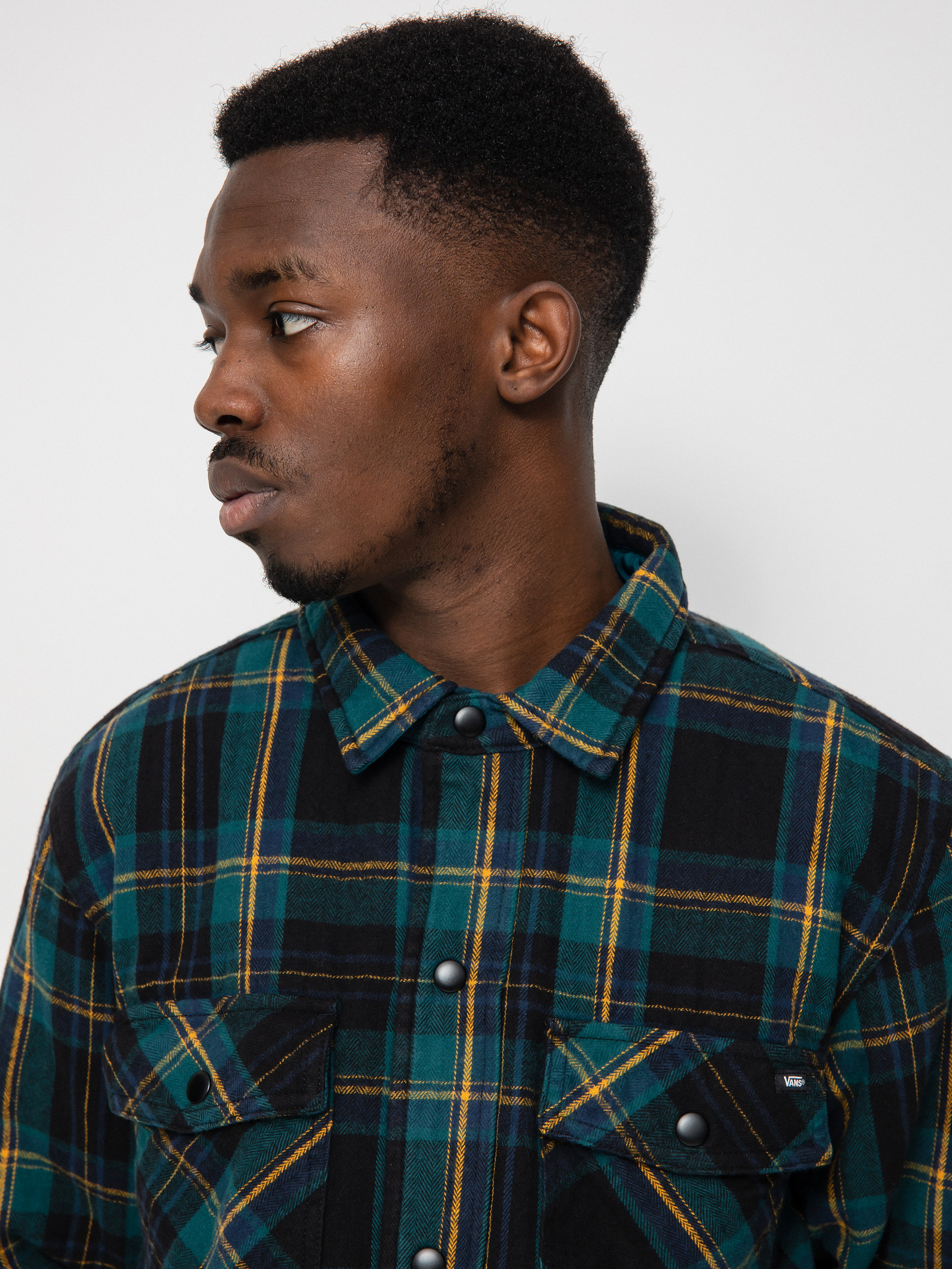 Kurtka Vans Brickell Shirt (black/deep teal)