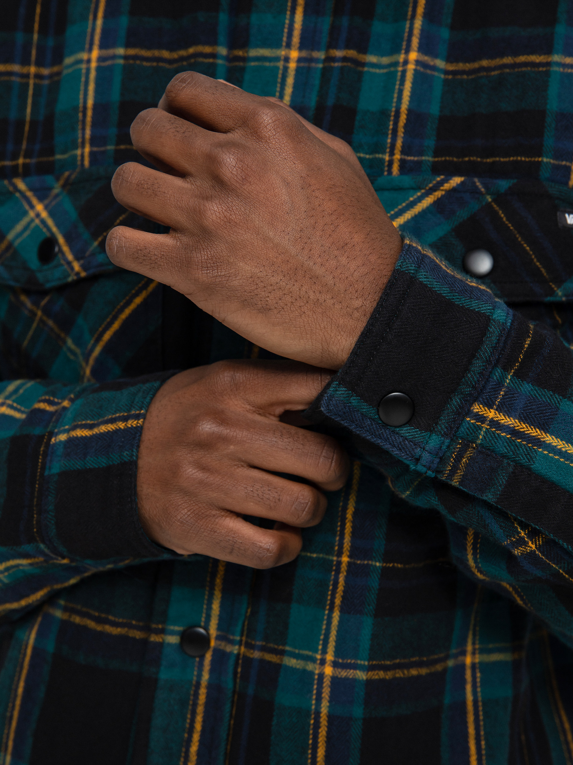Kurtka Vans Brickell Shirt (black/deep teal)