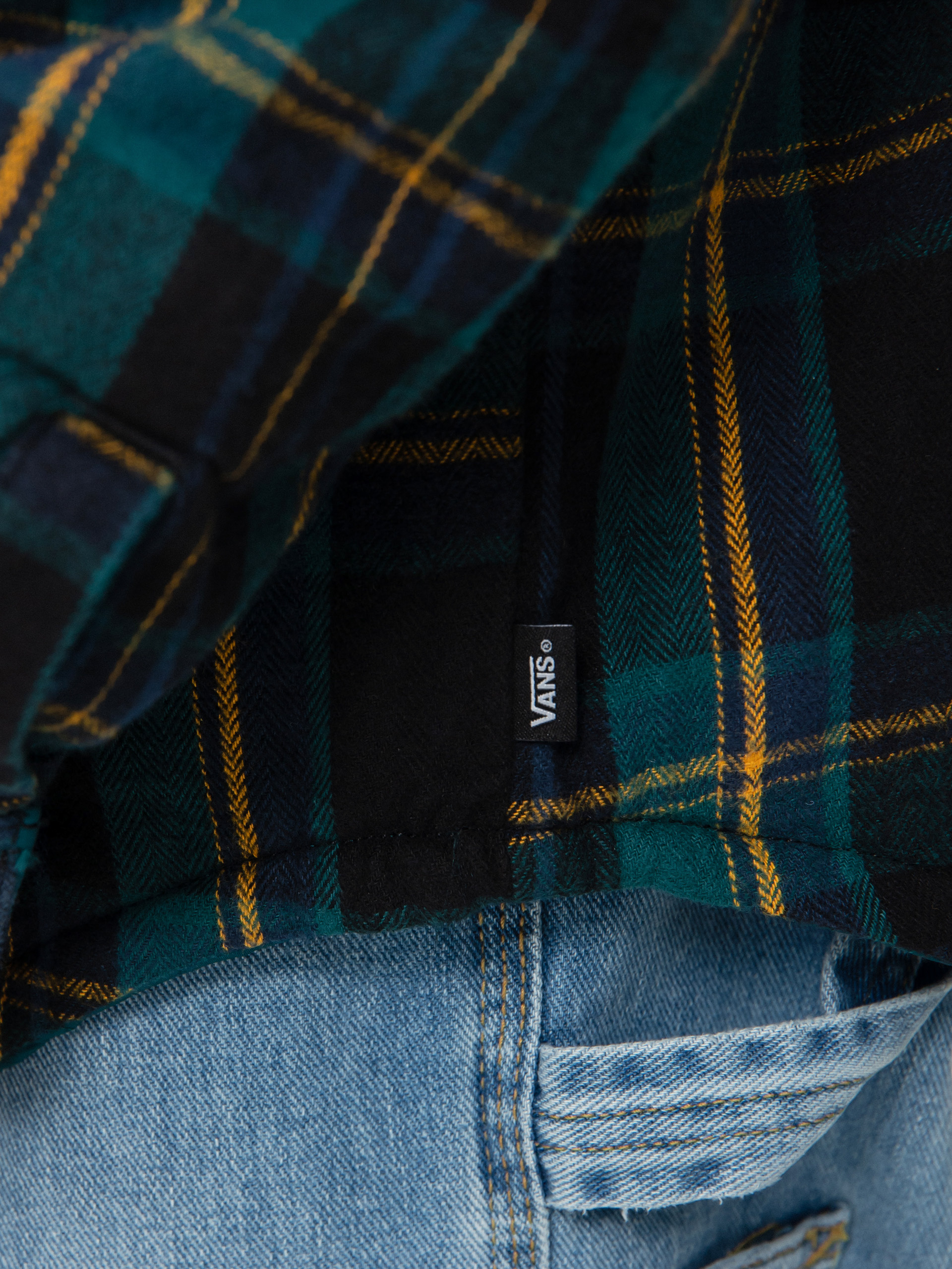 Kurtka Vans Brickell Shirt (black/deep teal)