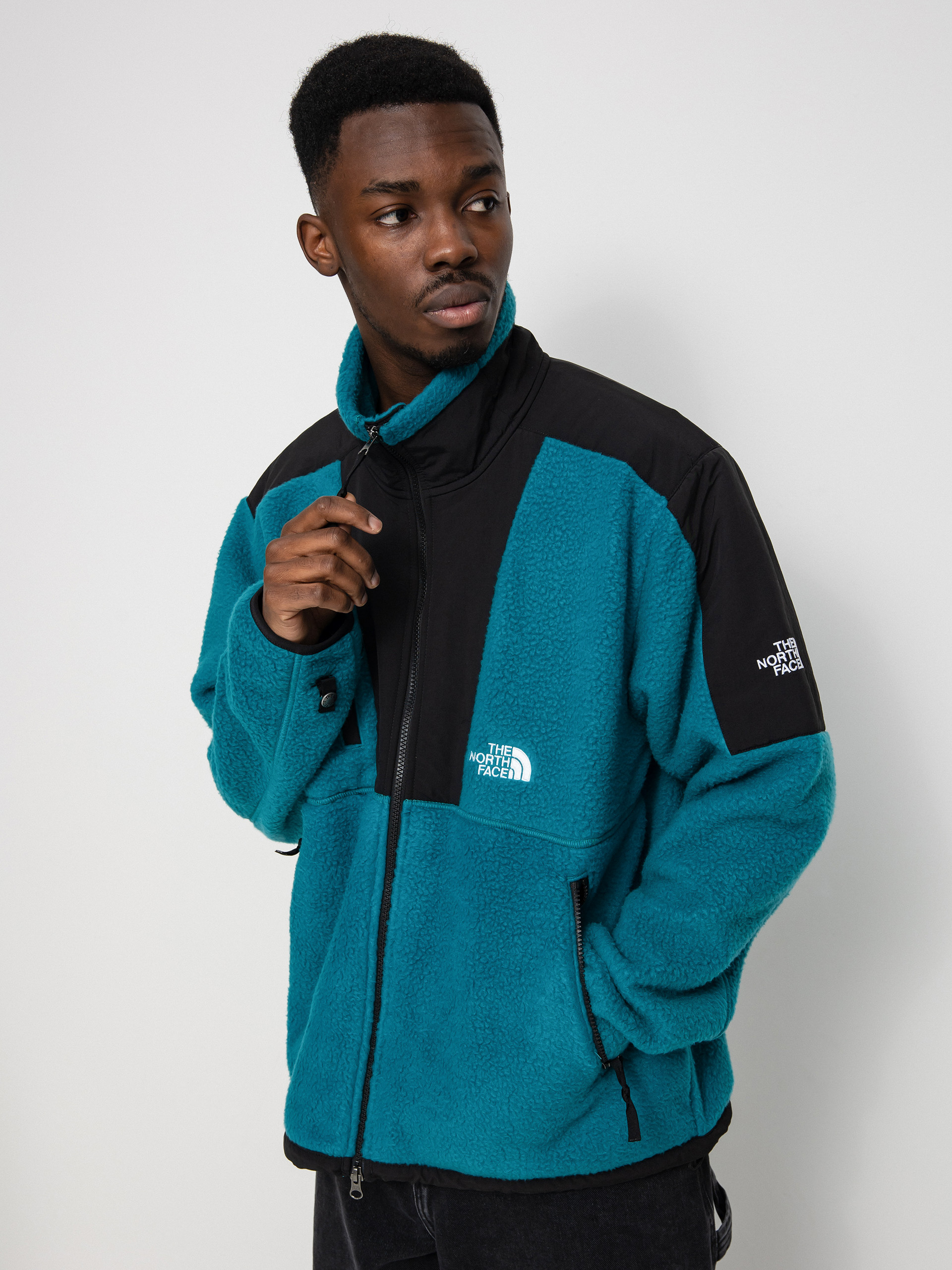 Męski Polar The North Face 94 Sherpa Denali (harbor blue)