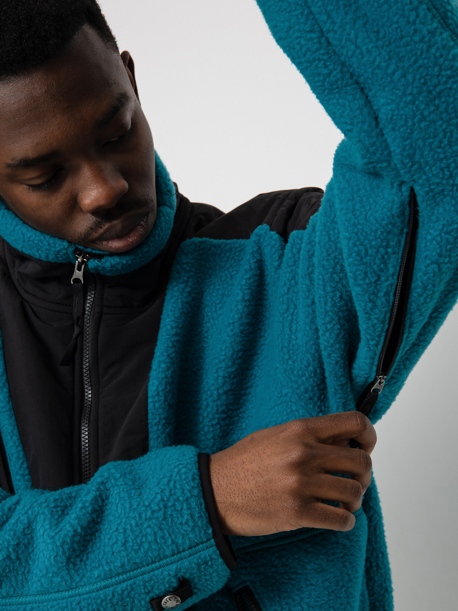 Męski Polar The North Face 94 Sherpa Denali (harbor blue)