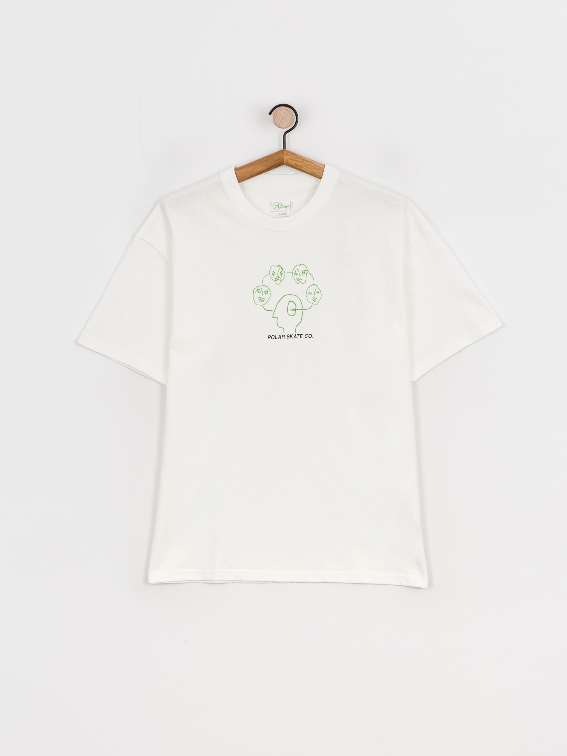 T-shirt Polar Skate Head Space (white)