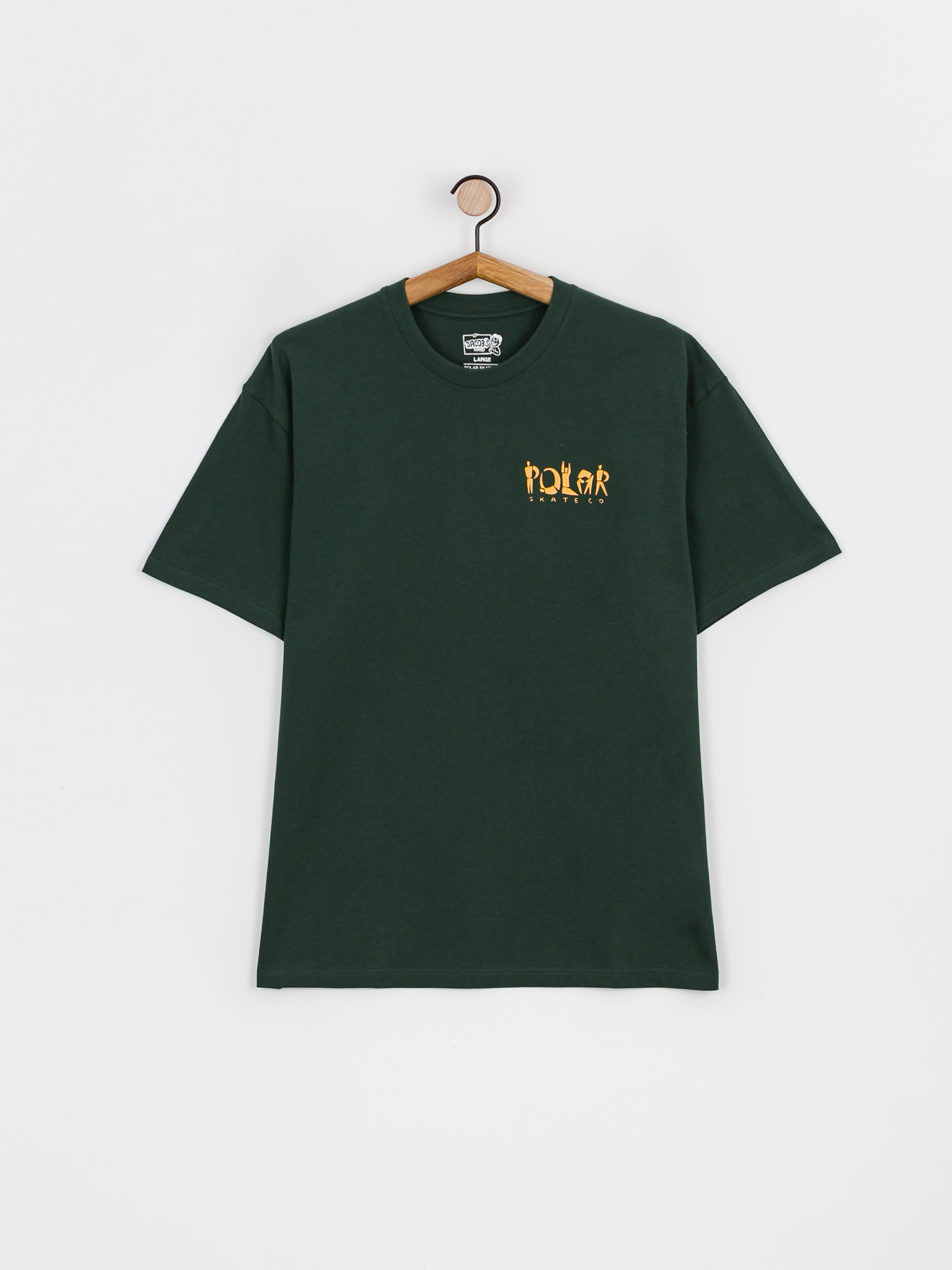 T-shirt Polar Skate Group Logo (dark green)