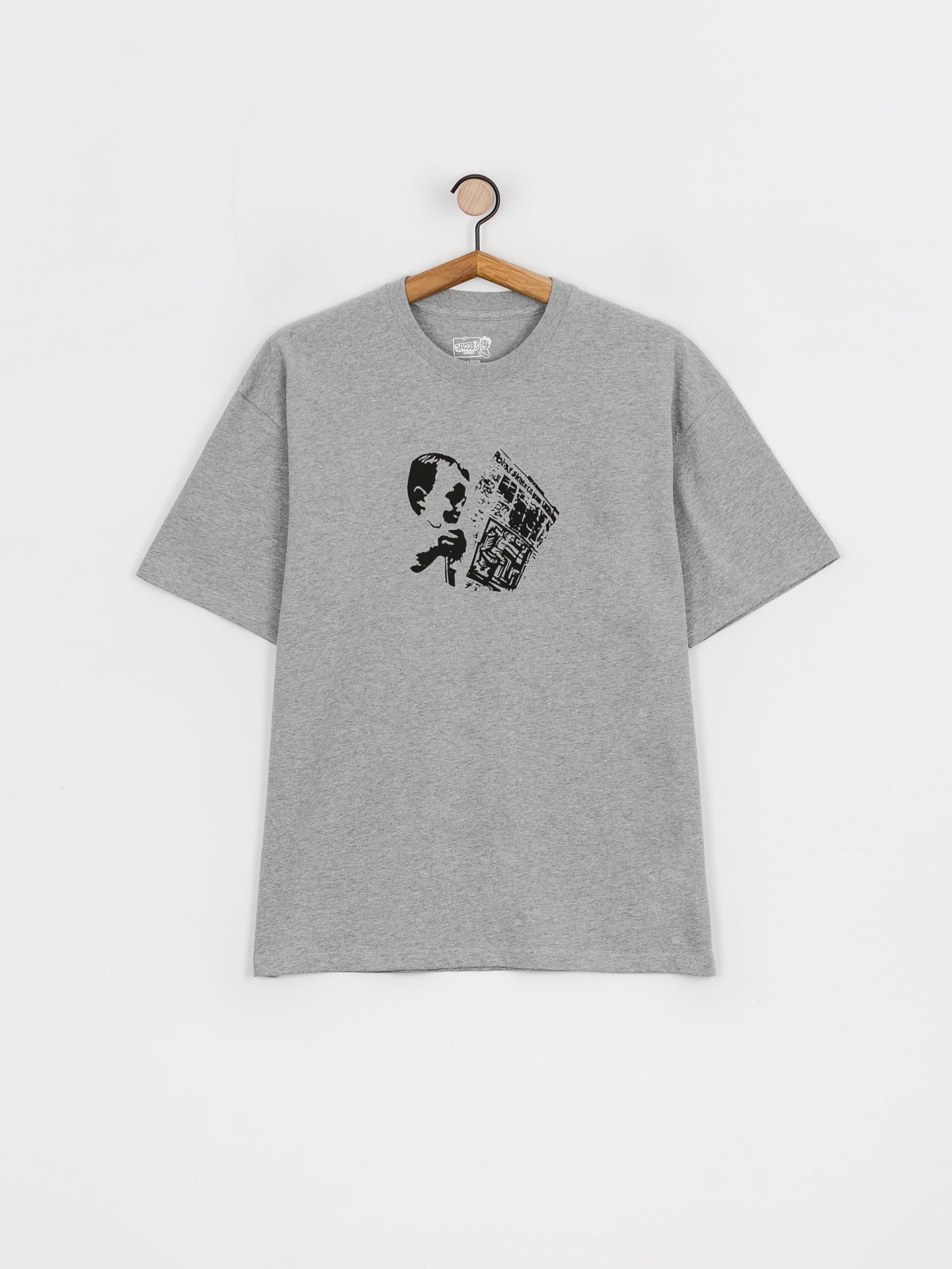 T-shirt Polar Skate Newspaper (heather grey)