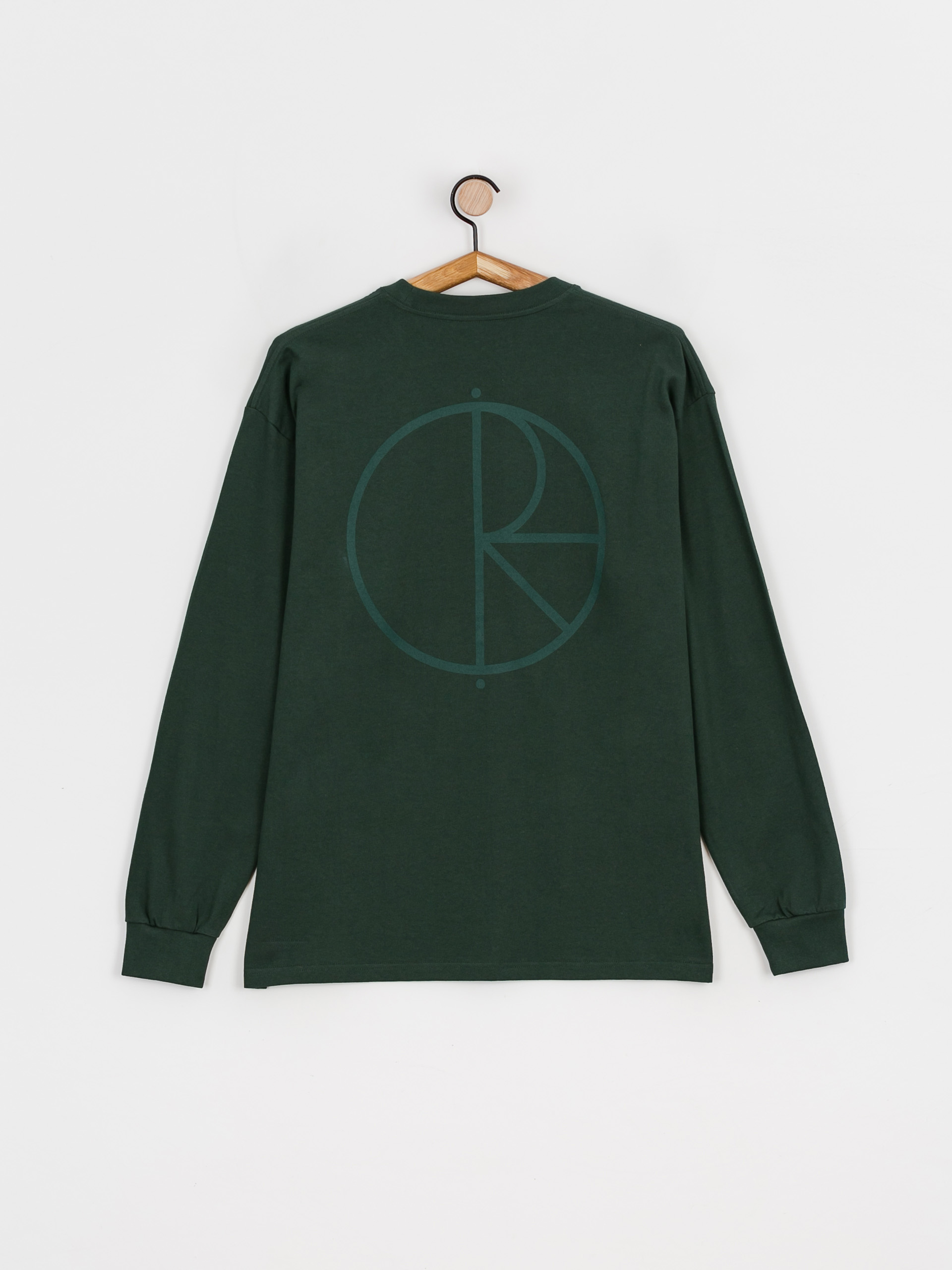 Longsleeve Polar Skate Stroke Logo (dark green)