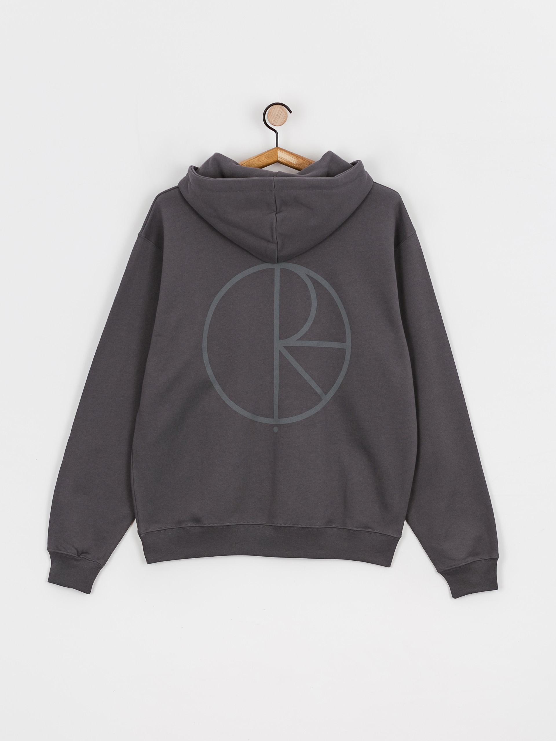 Bluza z kapturem Polar Skate Stroke Logo HD (graphite)