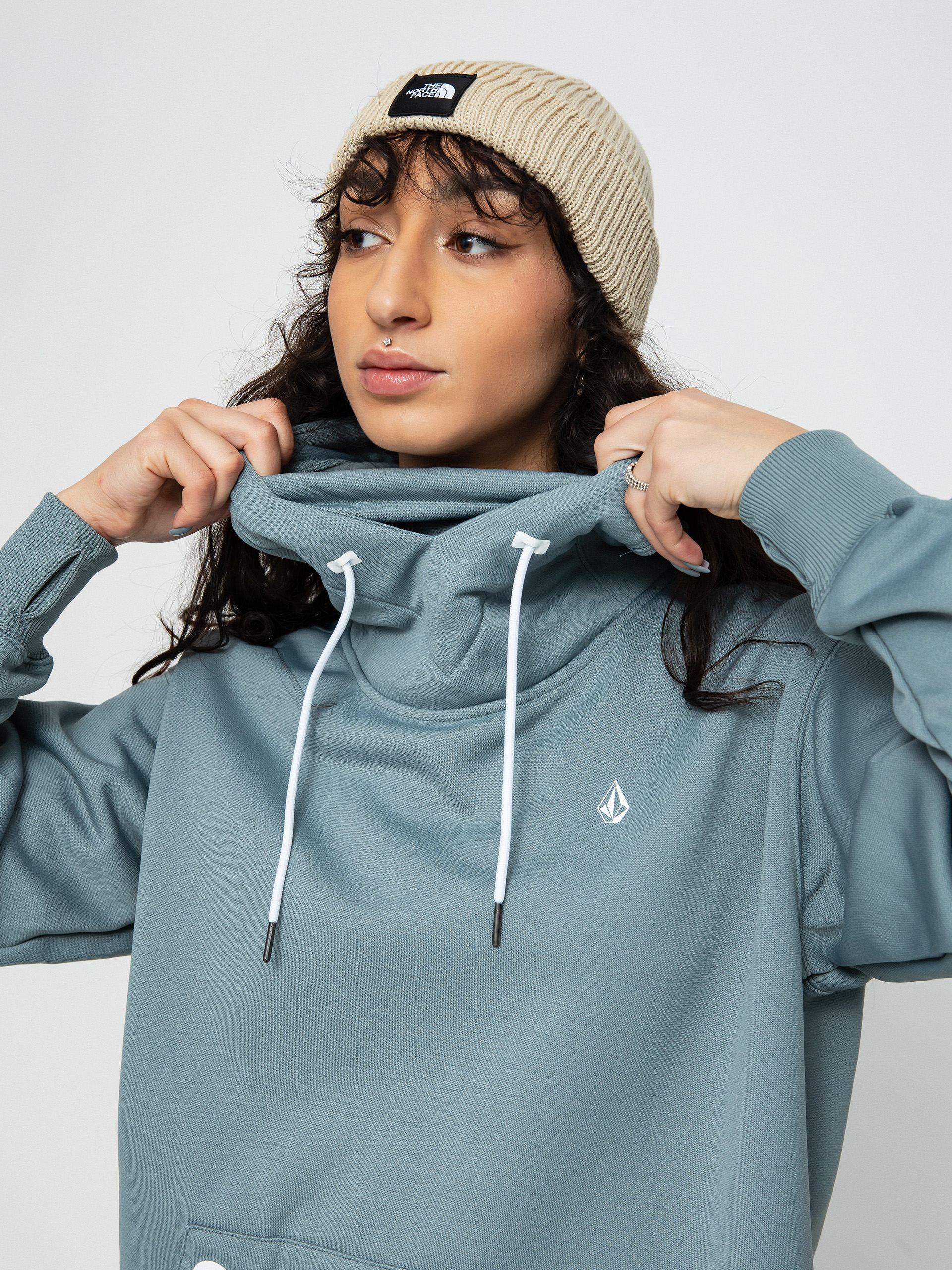 Damska Bluza aktywna Volcom Spring Shred HD (green ash)