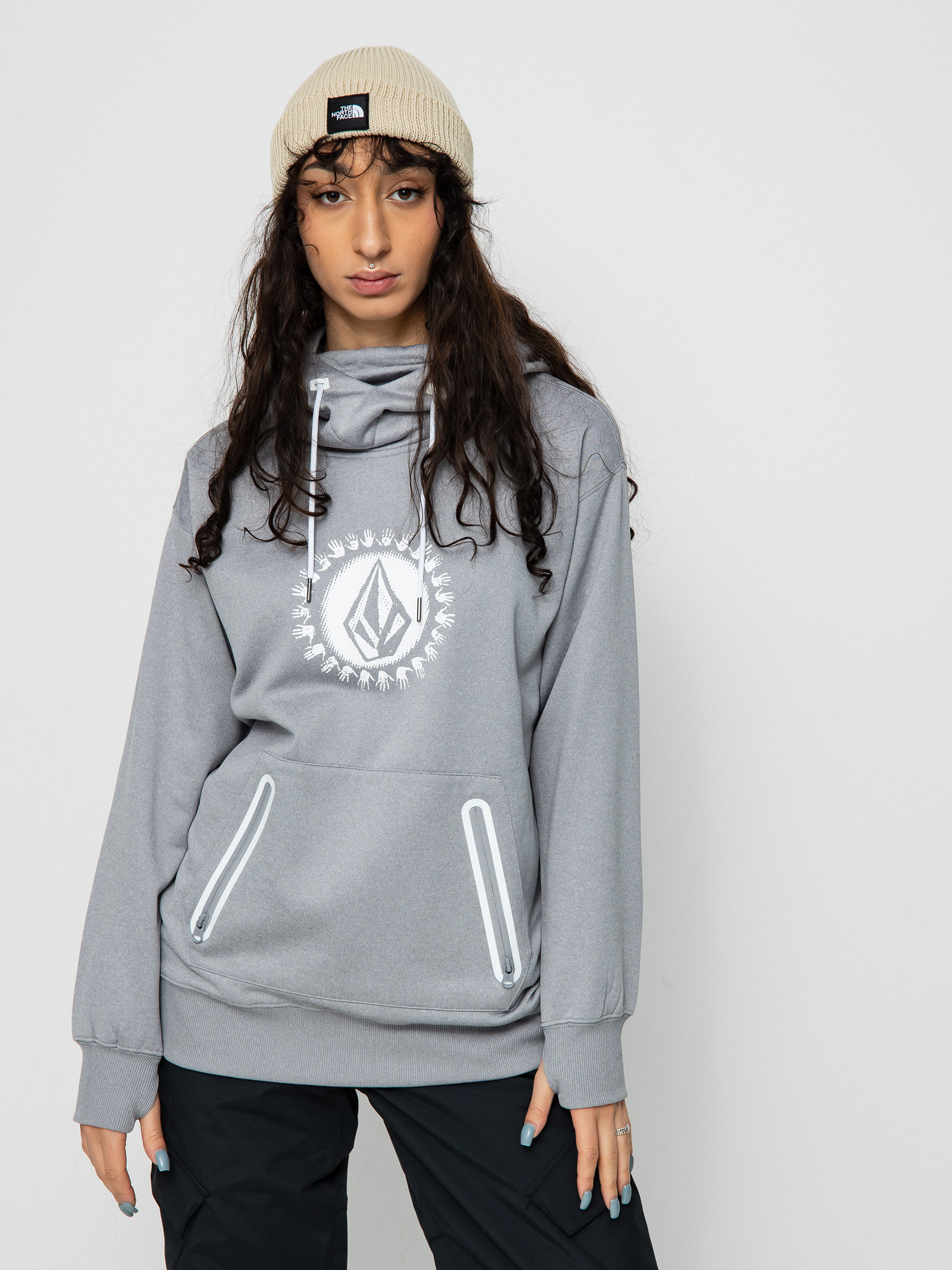 Bluza aktywna Volcom Spring Shred HD Wmn (heather grey)