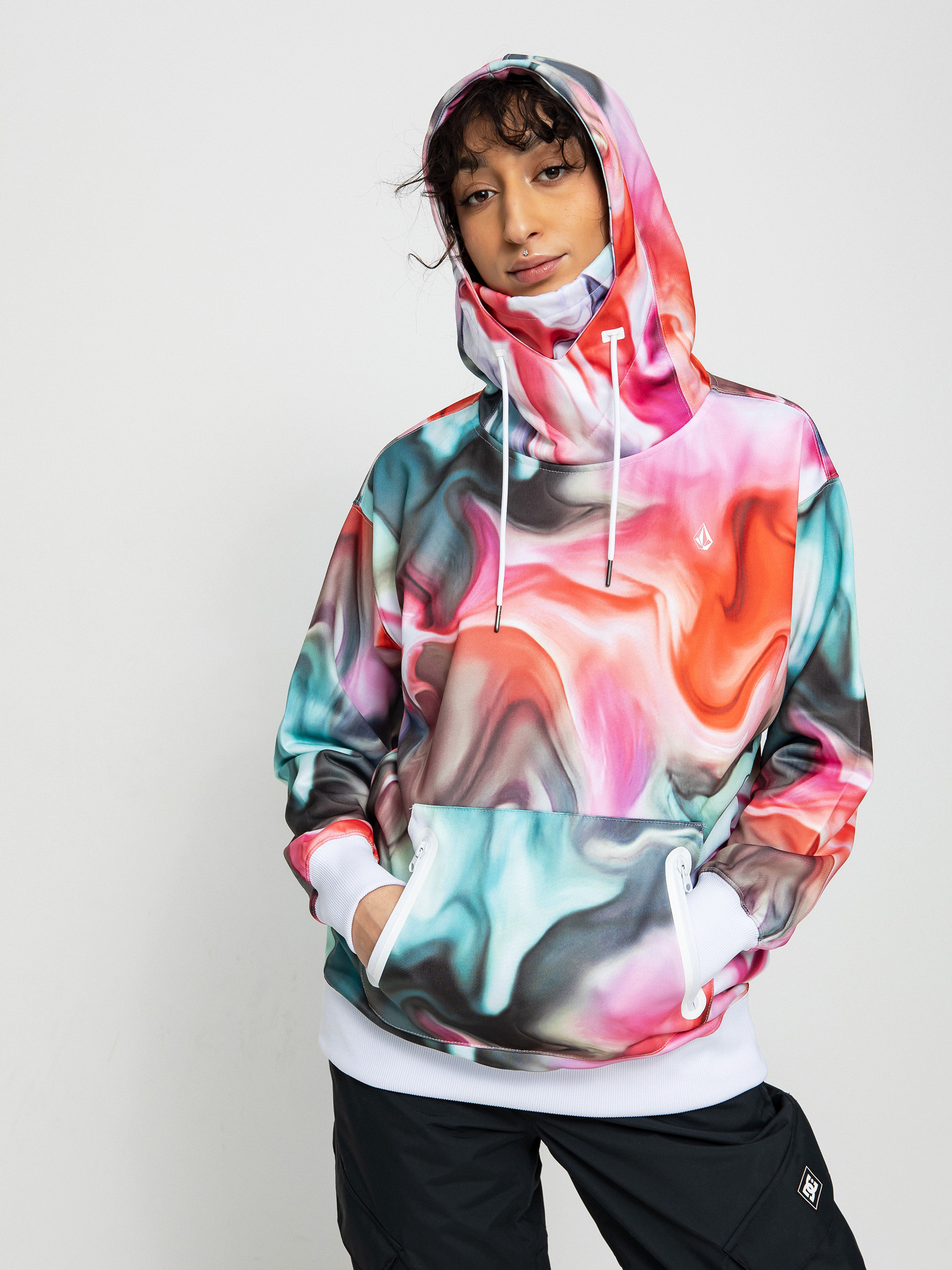 Damska Bluza aktywna Volcom Spring Shred HD (nebula print)