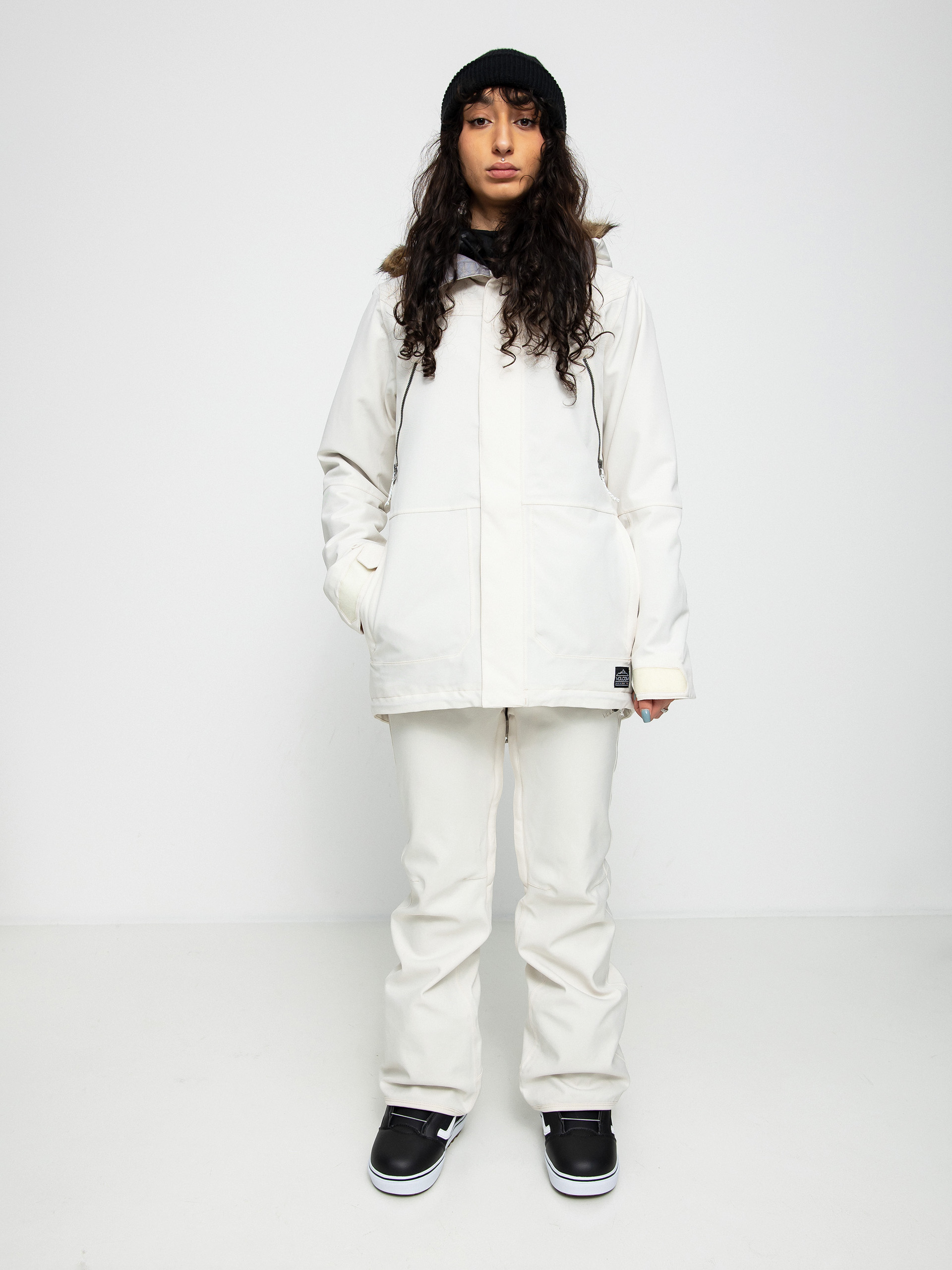 Damska Kurtka snowboardowa Volcom Shadow Ins (off white)