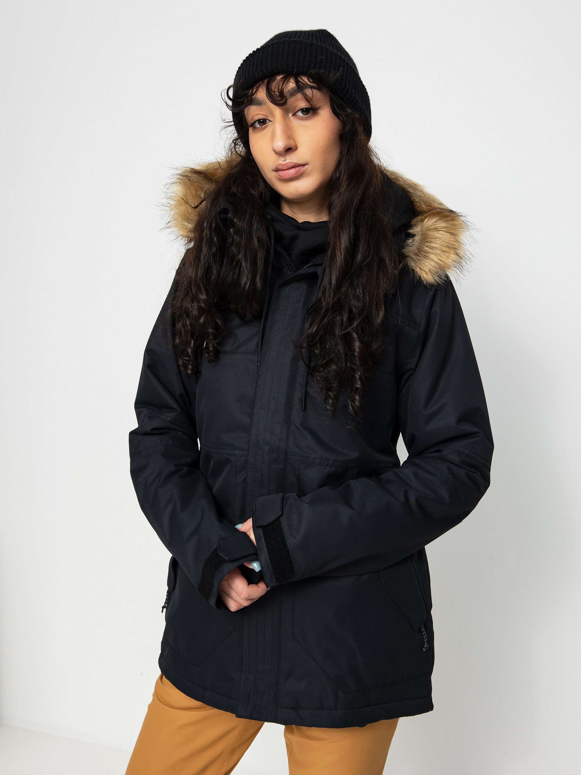 Damska Kurtka snowboardowa Volcom Fawn Ins (black)