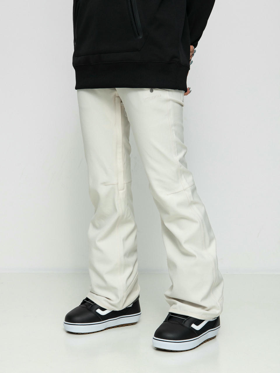 Damskie Spodnie snowboardowe Volcom Species Stretch (off white)