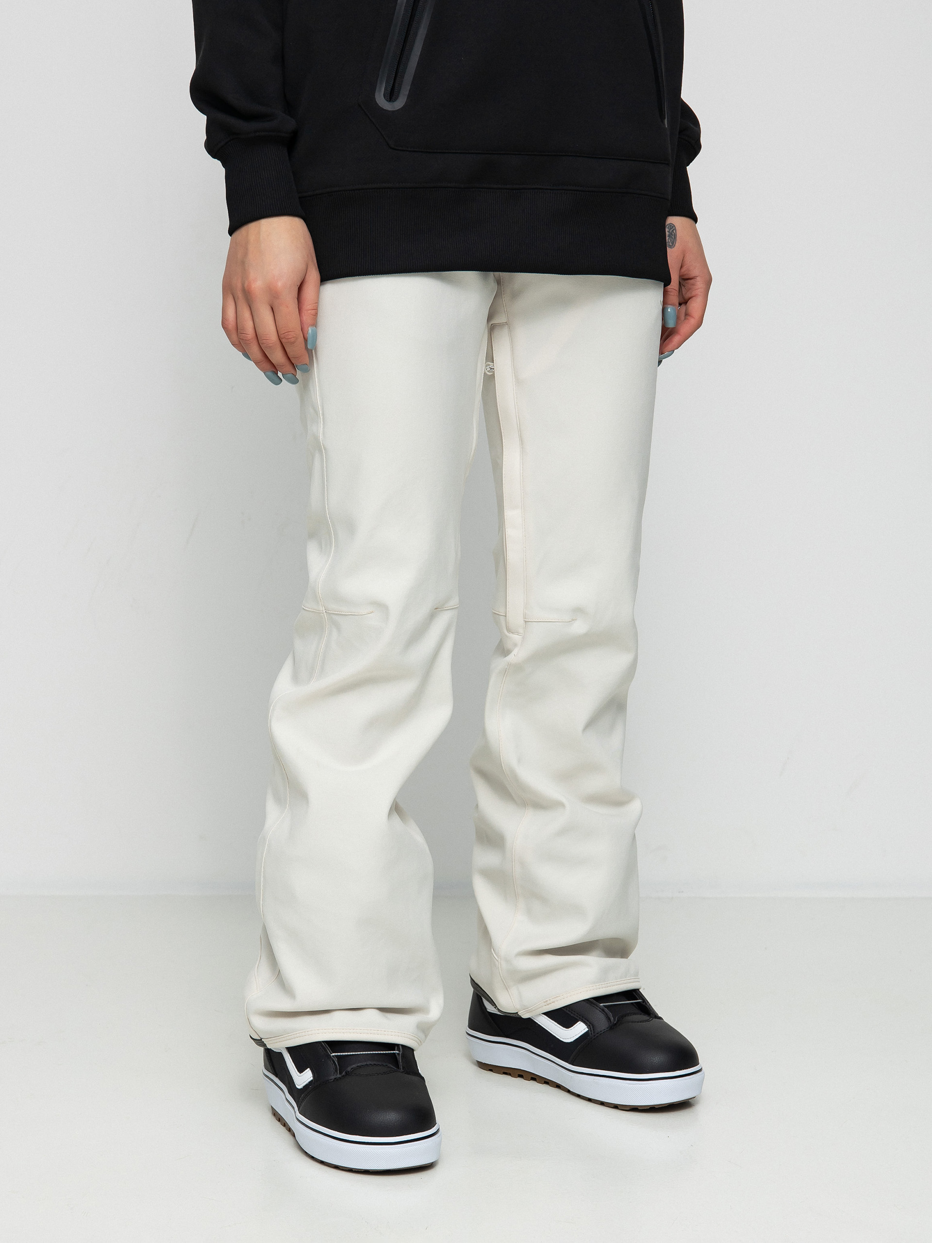 Damskie Spodnie snowboardowe Volcom Species Stretch (off white)
