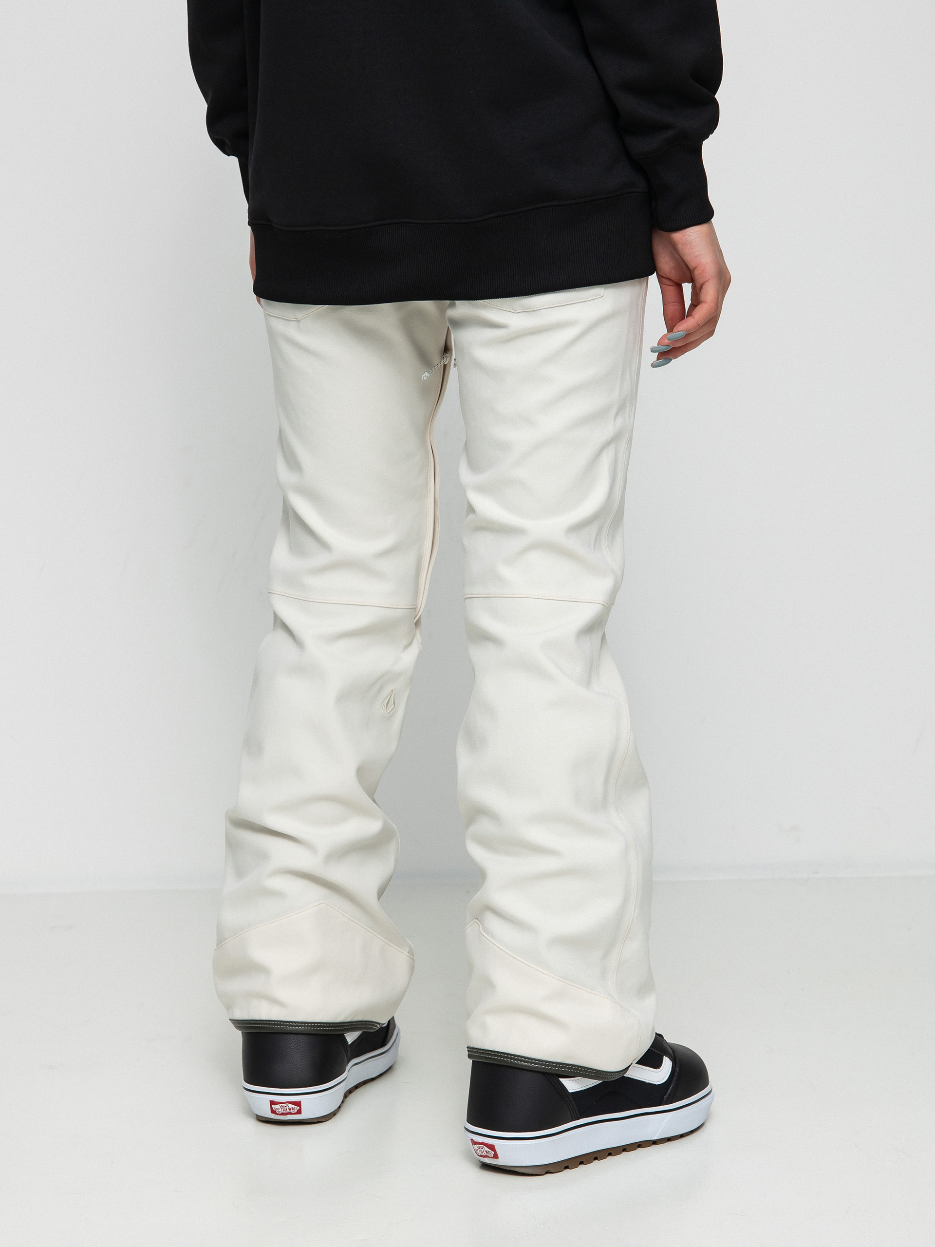 Damskie Spodnie snowboardowe Volcom Species Stretch (off white)