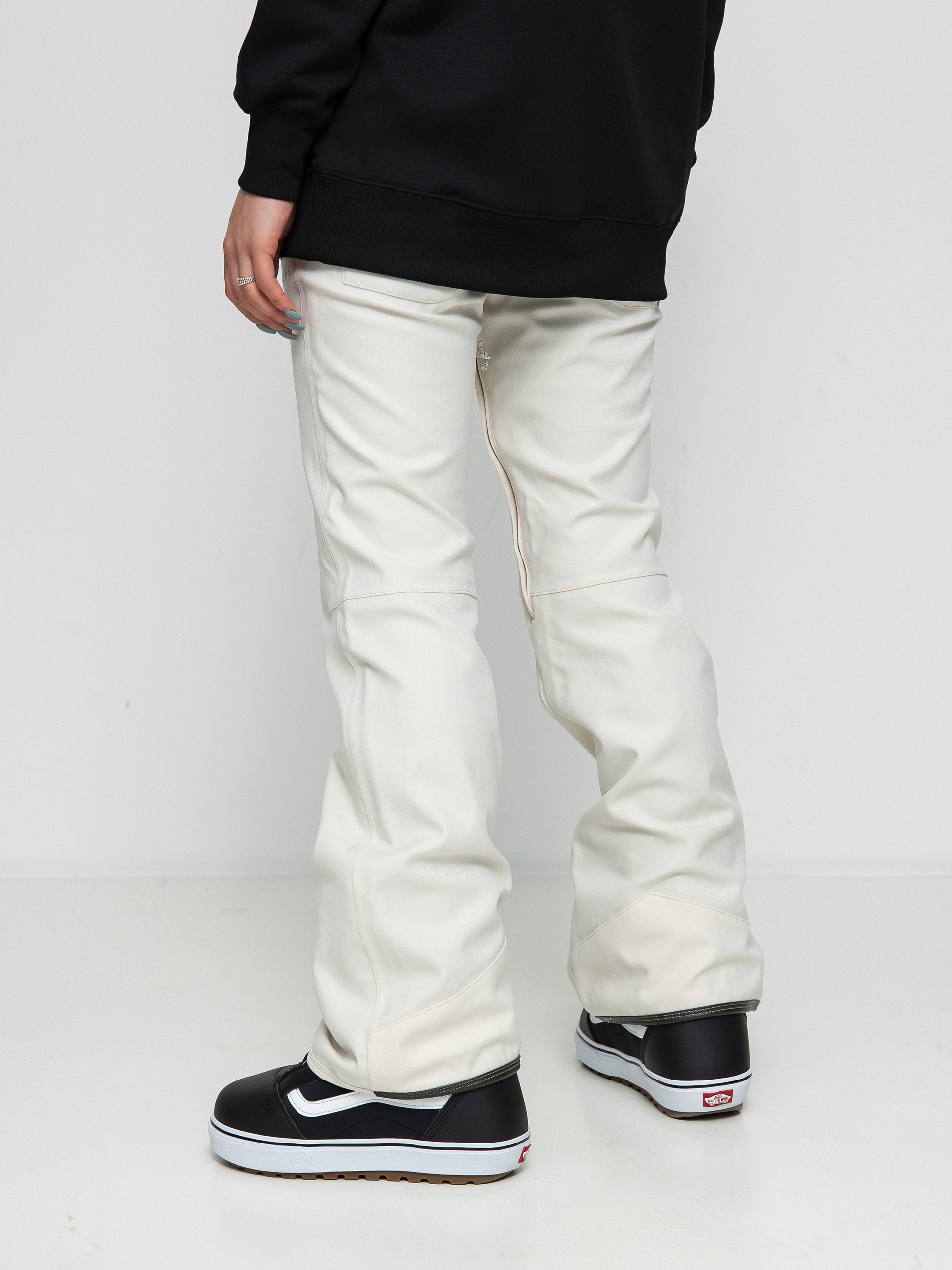 Damskie Spodnie snowboardowe Volcom Species Stretch (off white)