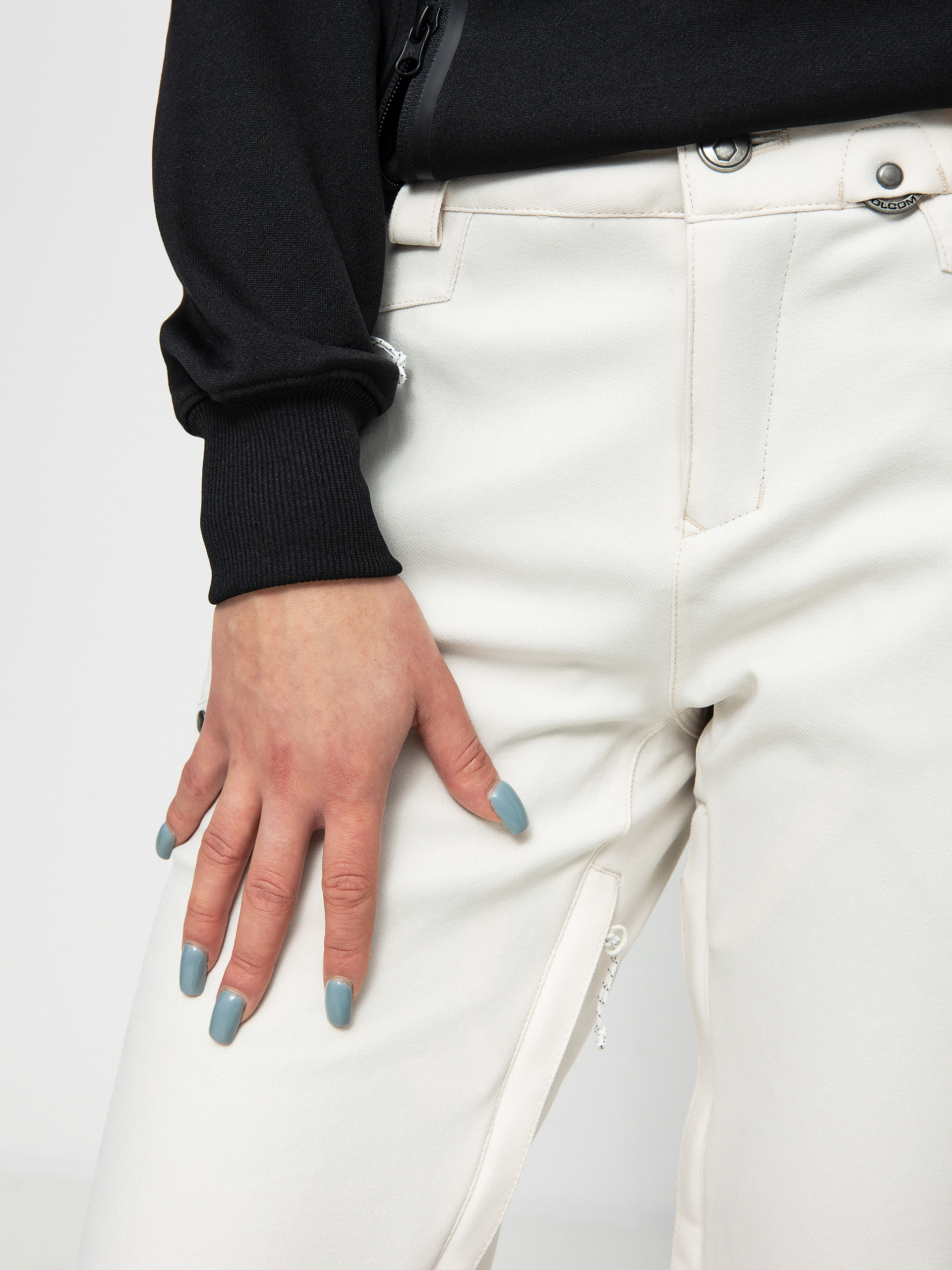 Damskie Spodnie snowboardowe Volcom Species Stretch (off white)