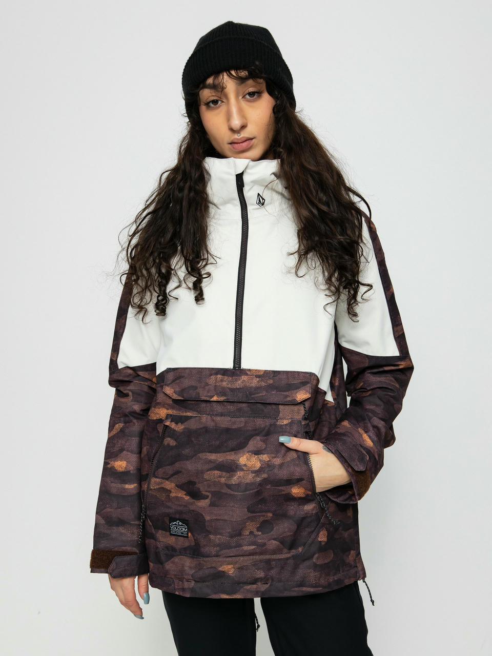 Kurtka snowboardowa Volcom Mirror Pullover Wmn (dusk camo)