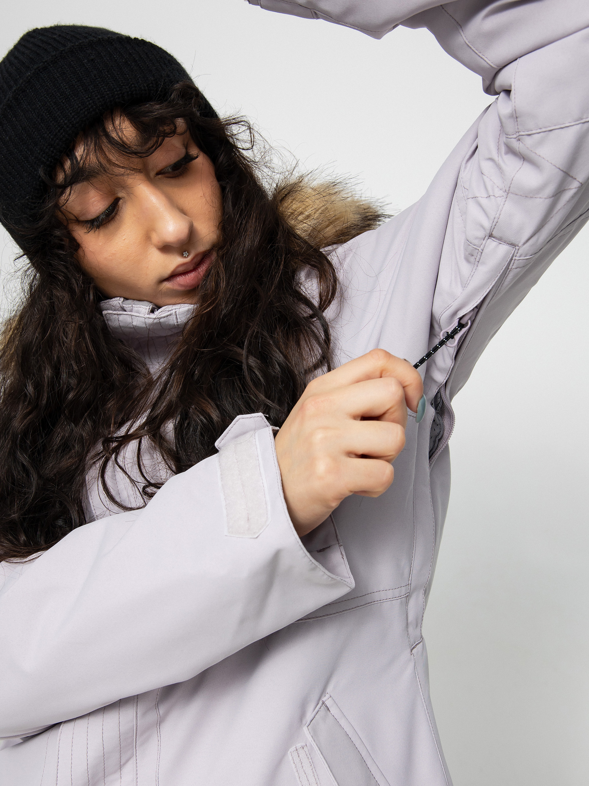 Damska Kurtka snowboardowa Volcom Fawn Ins (amethyst smoke)