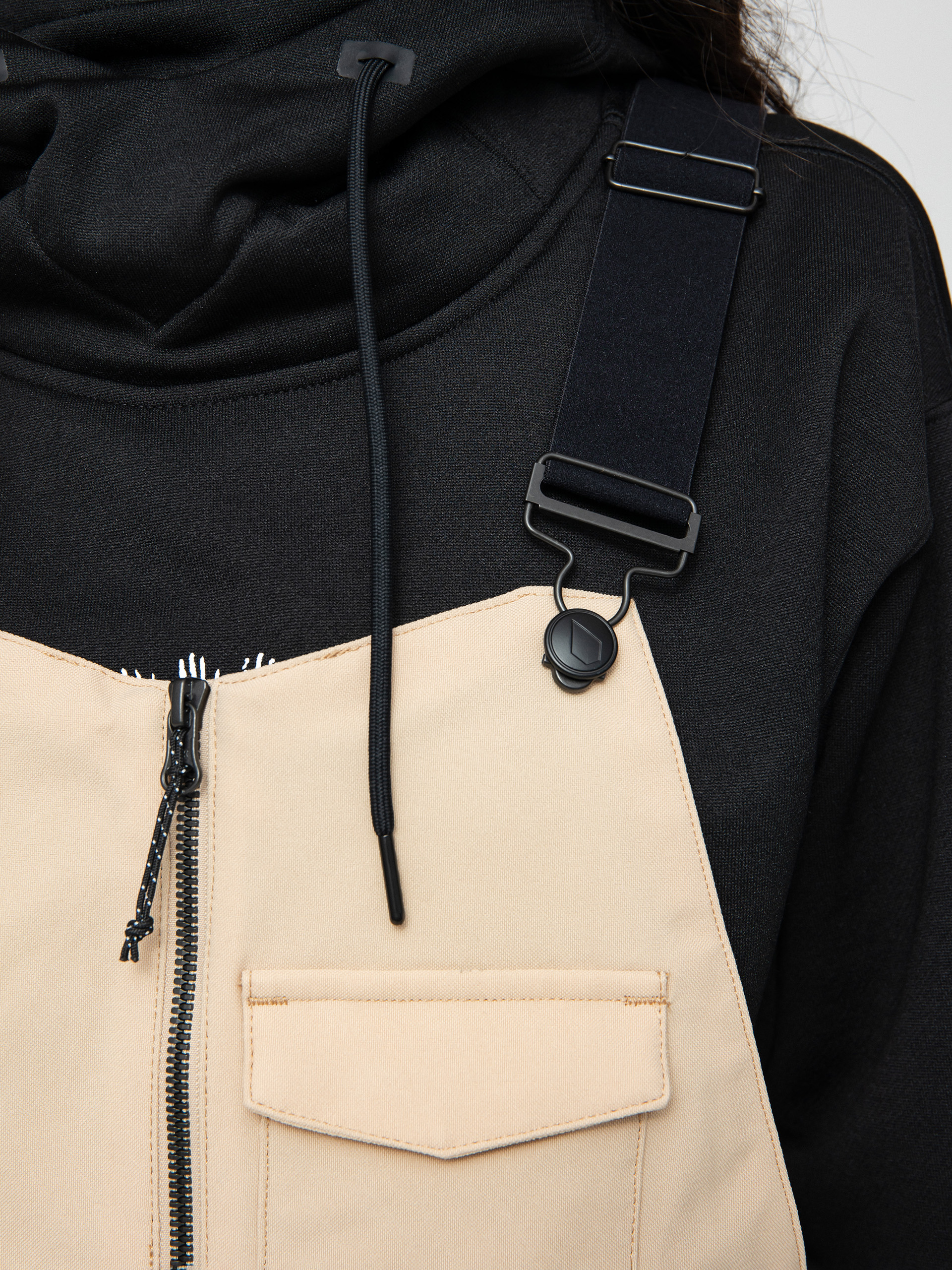 Damskie Spodnie snowboardowe Volcom Swift Bib Overall (sand)