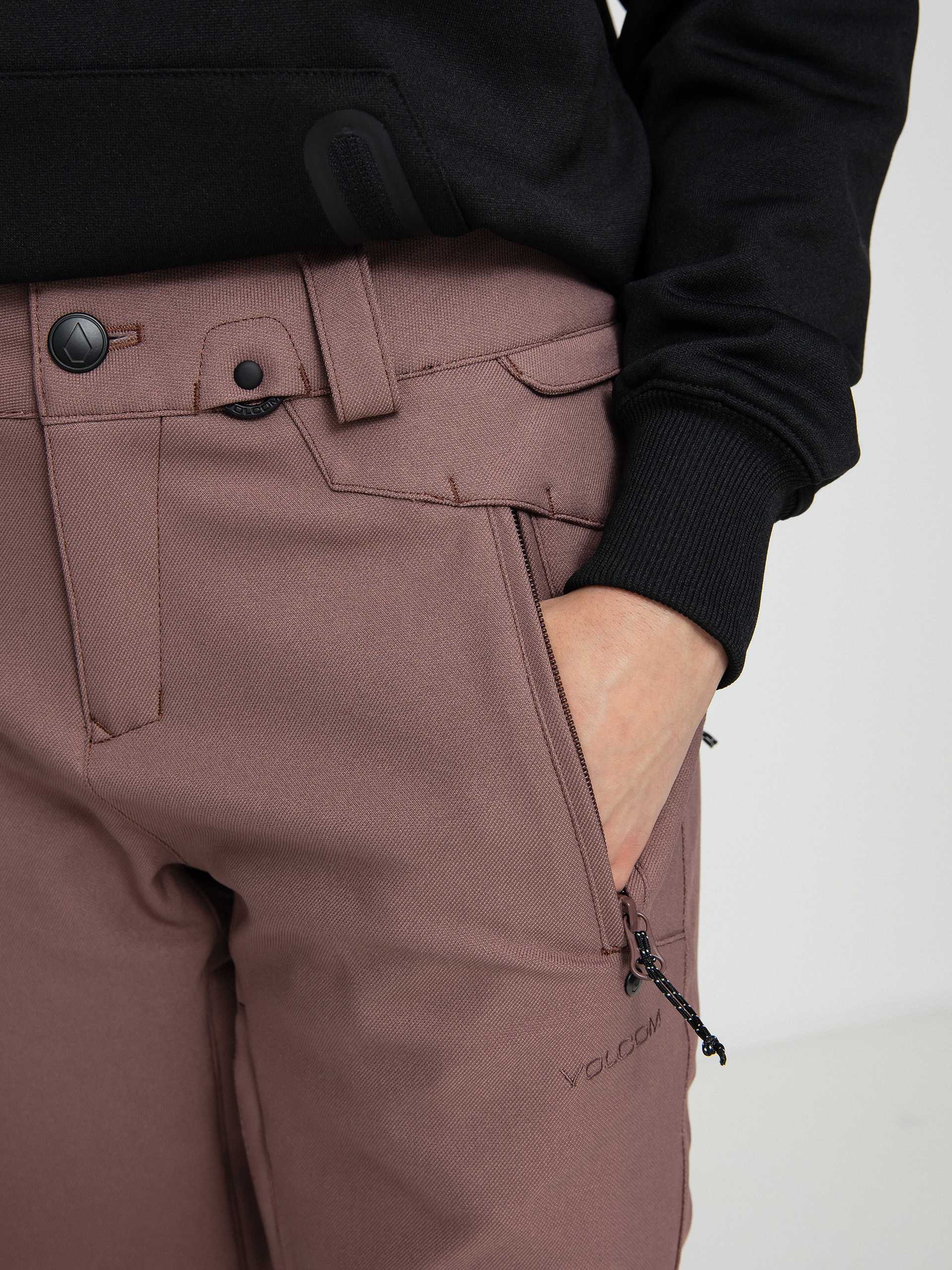 Damskie Spodnie snowboardowe Volcom Species Stretch (rosewood)