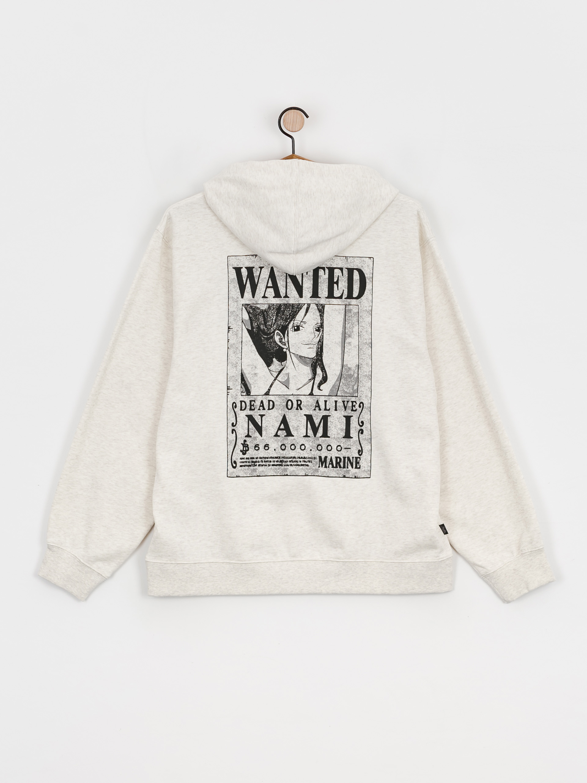 Bluza z kapturem Vans X One Piece Skate HD (oatmeal heather)