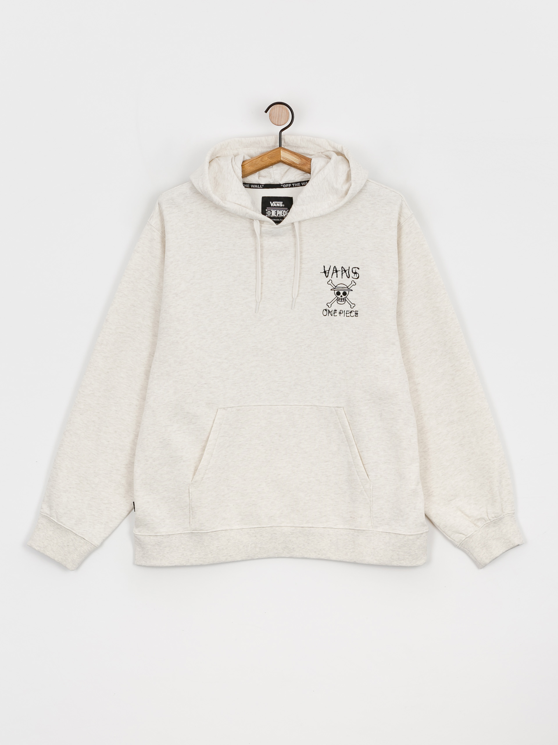 Bluza z kapturem Vans X One Piece Skate HD (oatmeal heather)