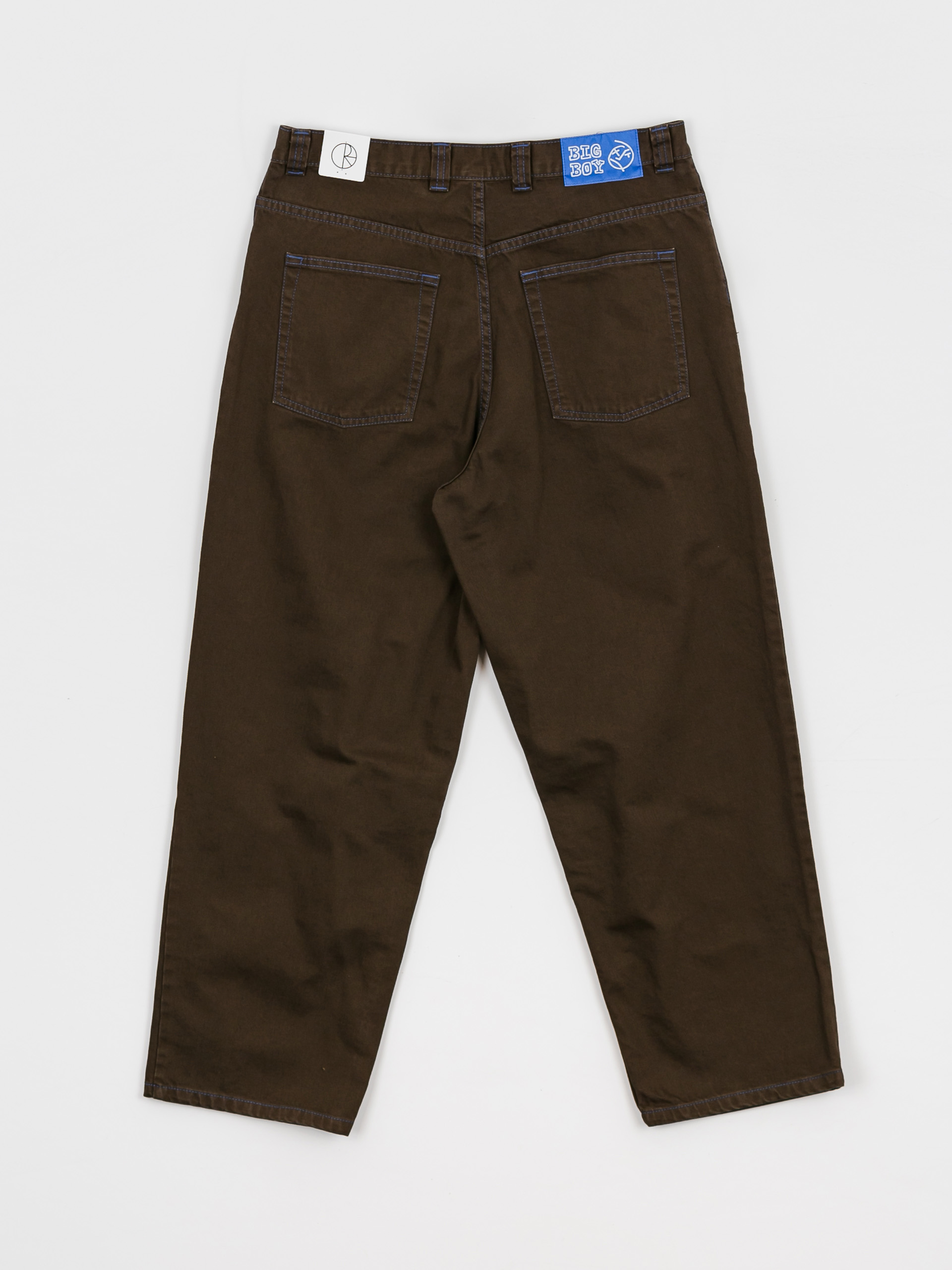 polar skate big boy ブラウン Spodnie Polar Skate Big Boy Jeans - brązowy (brown/blue)