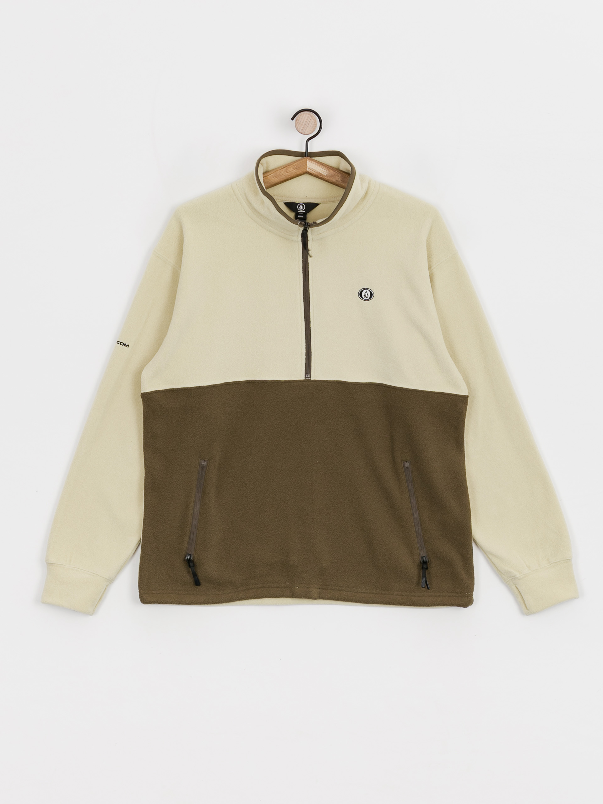 Męska Bluza aktywna Volcom V Science 1/2 Zip (off white)