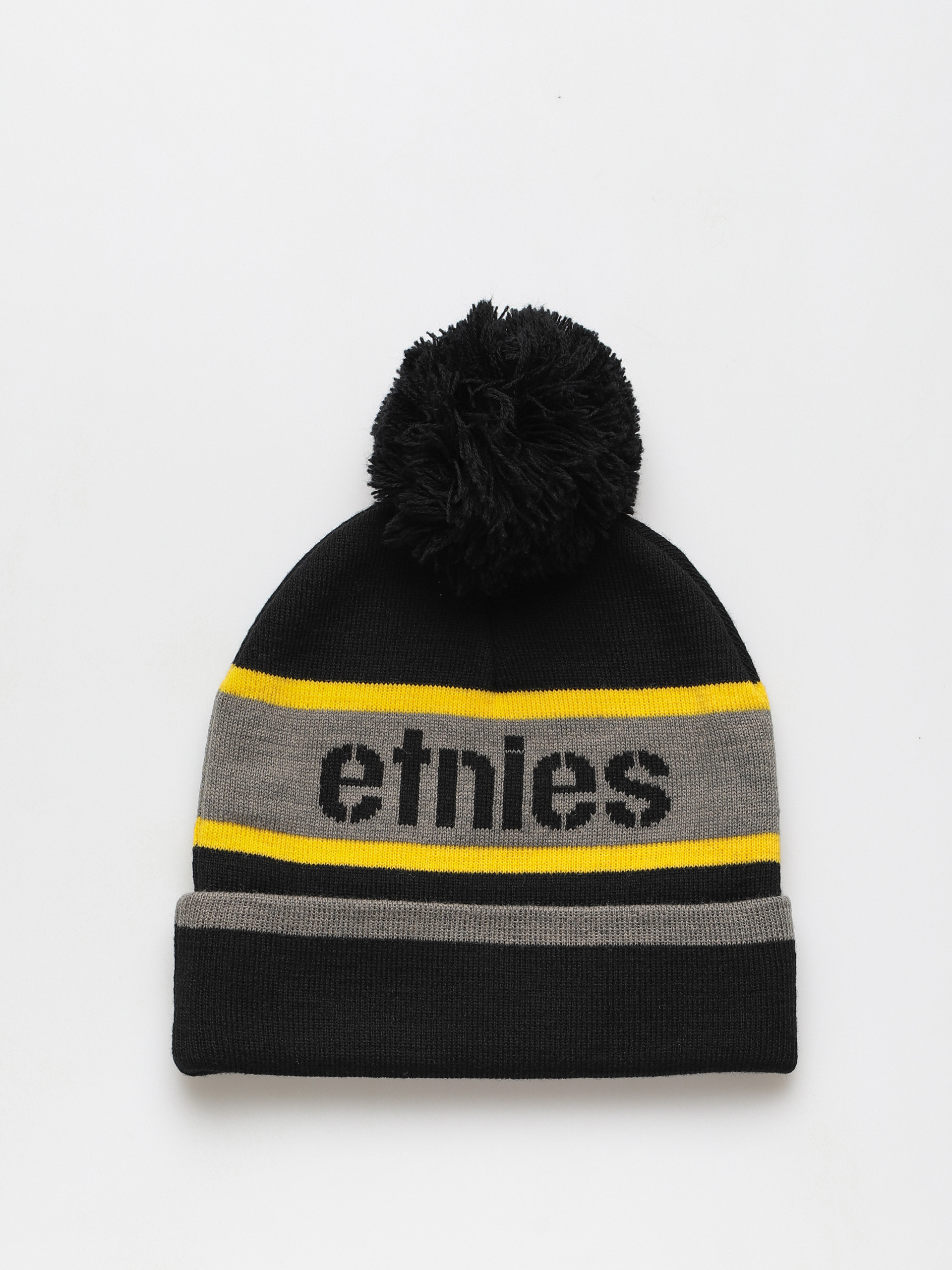 Czapka zimowa Etnies Stencil Pom (black/yellow)