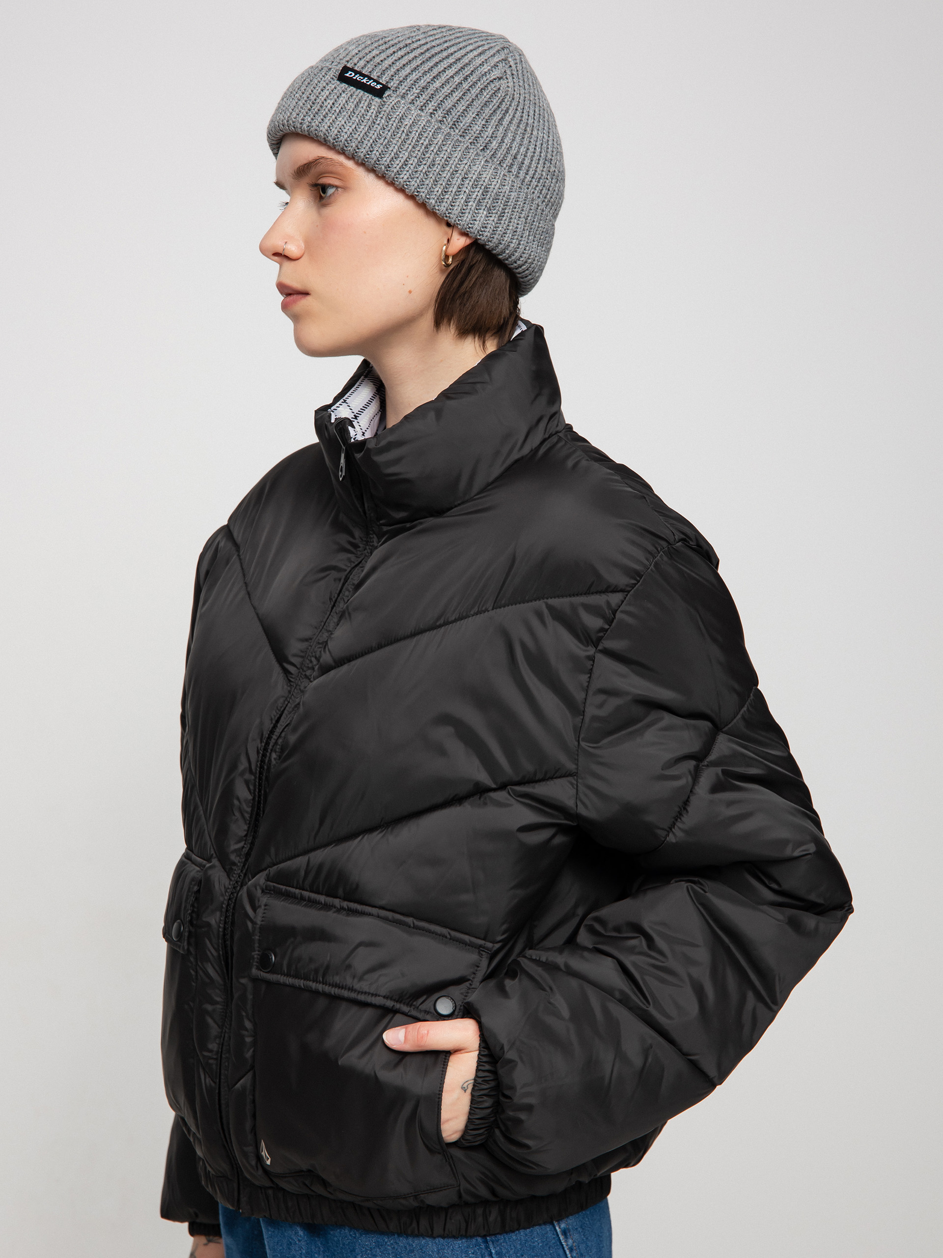 Kurtka Volcom Down'N Puff Reversible Wmn (black)