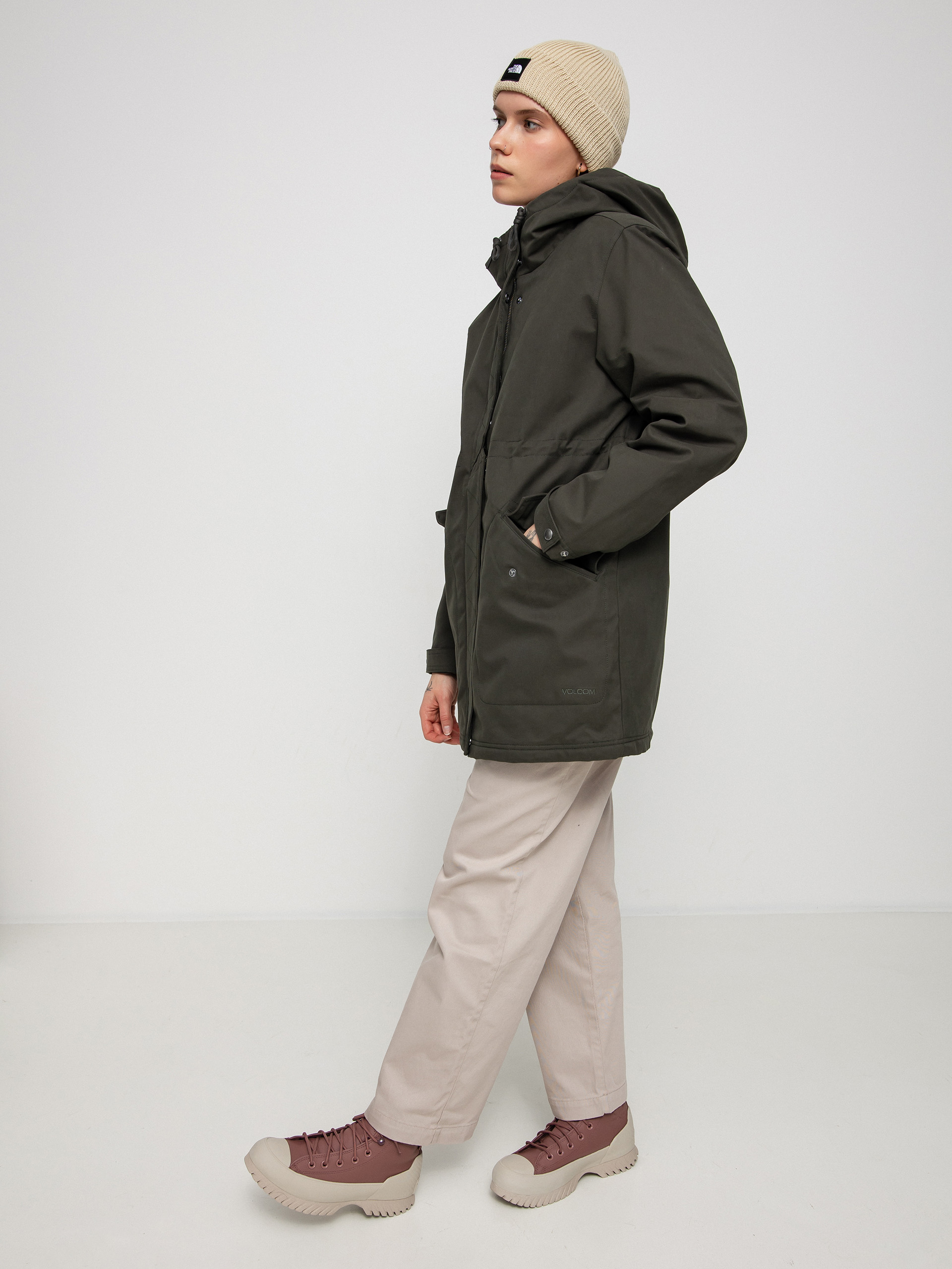 Kurtka Volcom Less Is More 5K Parka Wmn (rinsed black)