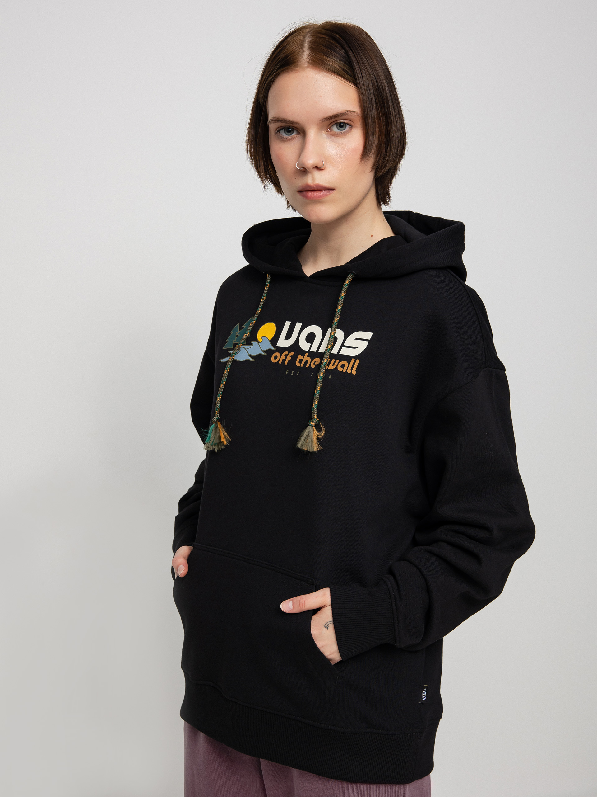 Bluza z kapturem Vans Coastal HD Wmn (black)
