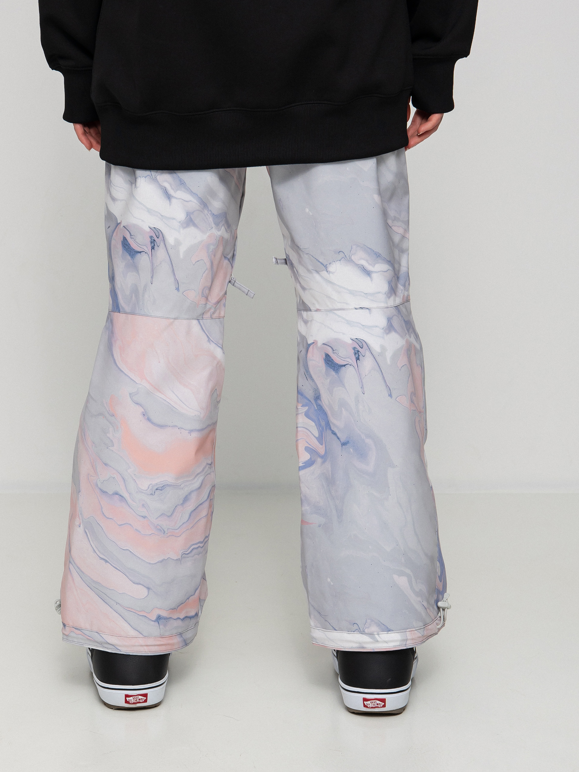 Damskie Spodnie snowboardowe Roxy Chloe Kim (gray violet marble)